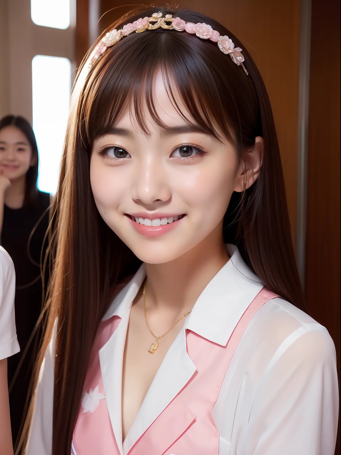 Beautuful Women、18year old、Idol Costumes、hotel、A smile、80mm