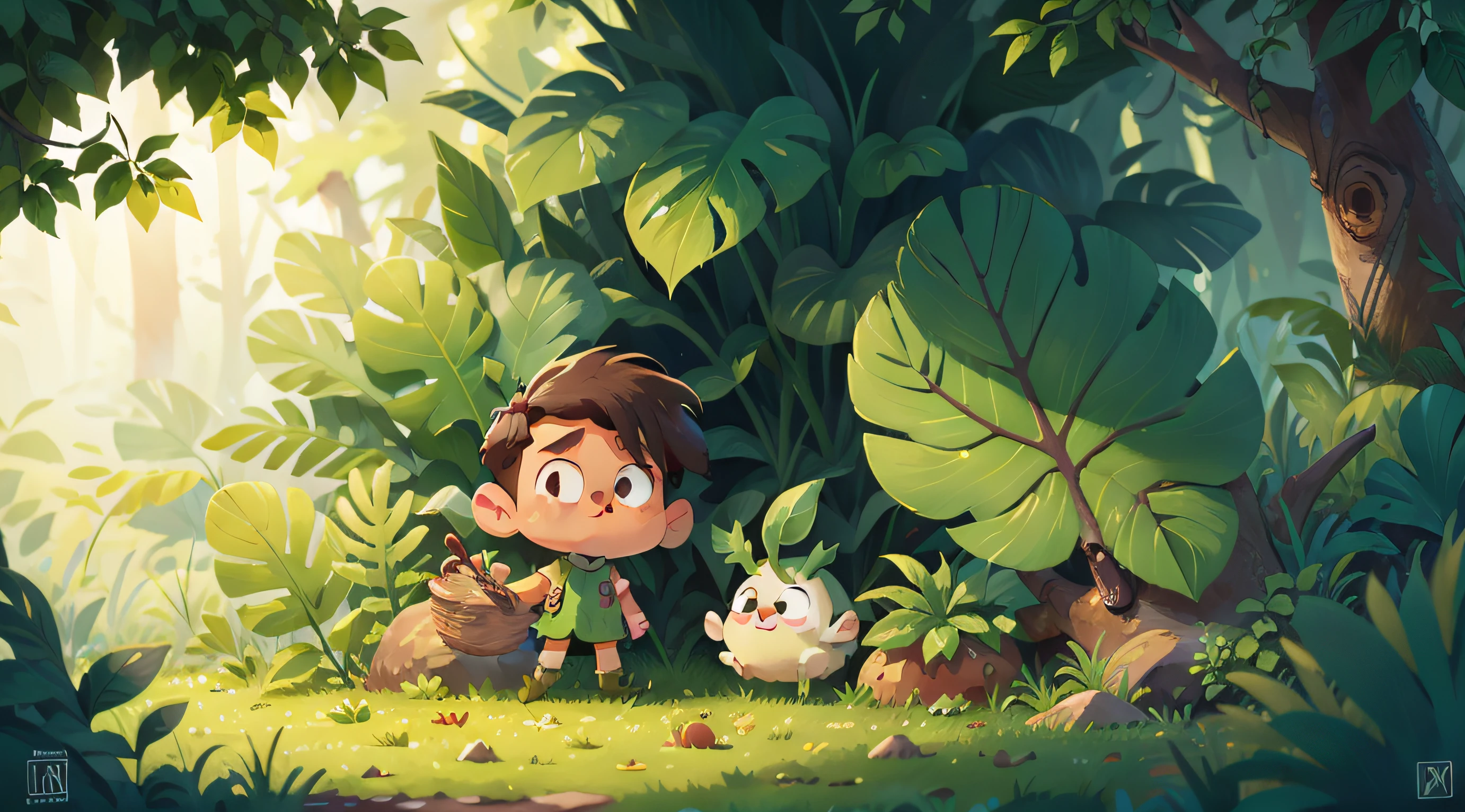 Leaf cartoon