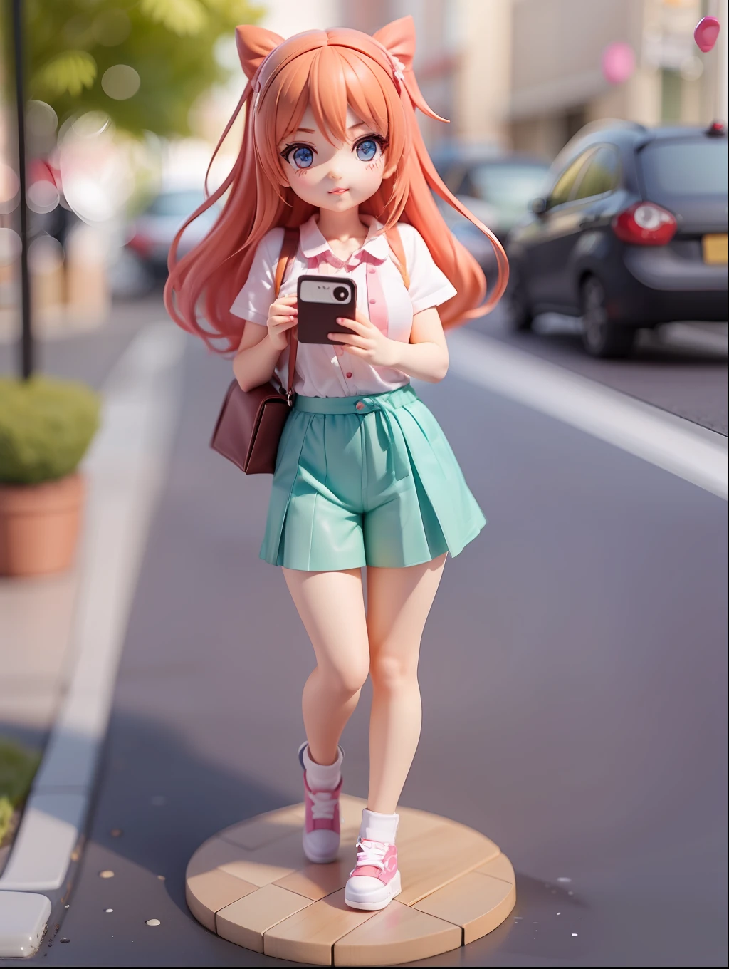 Super cute girl full body 3D drawing,adolable,Pop Mart Blind Box
