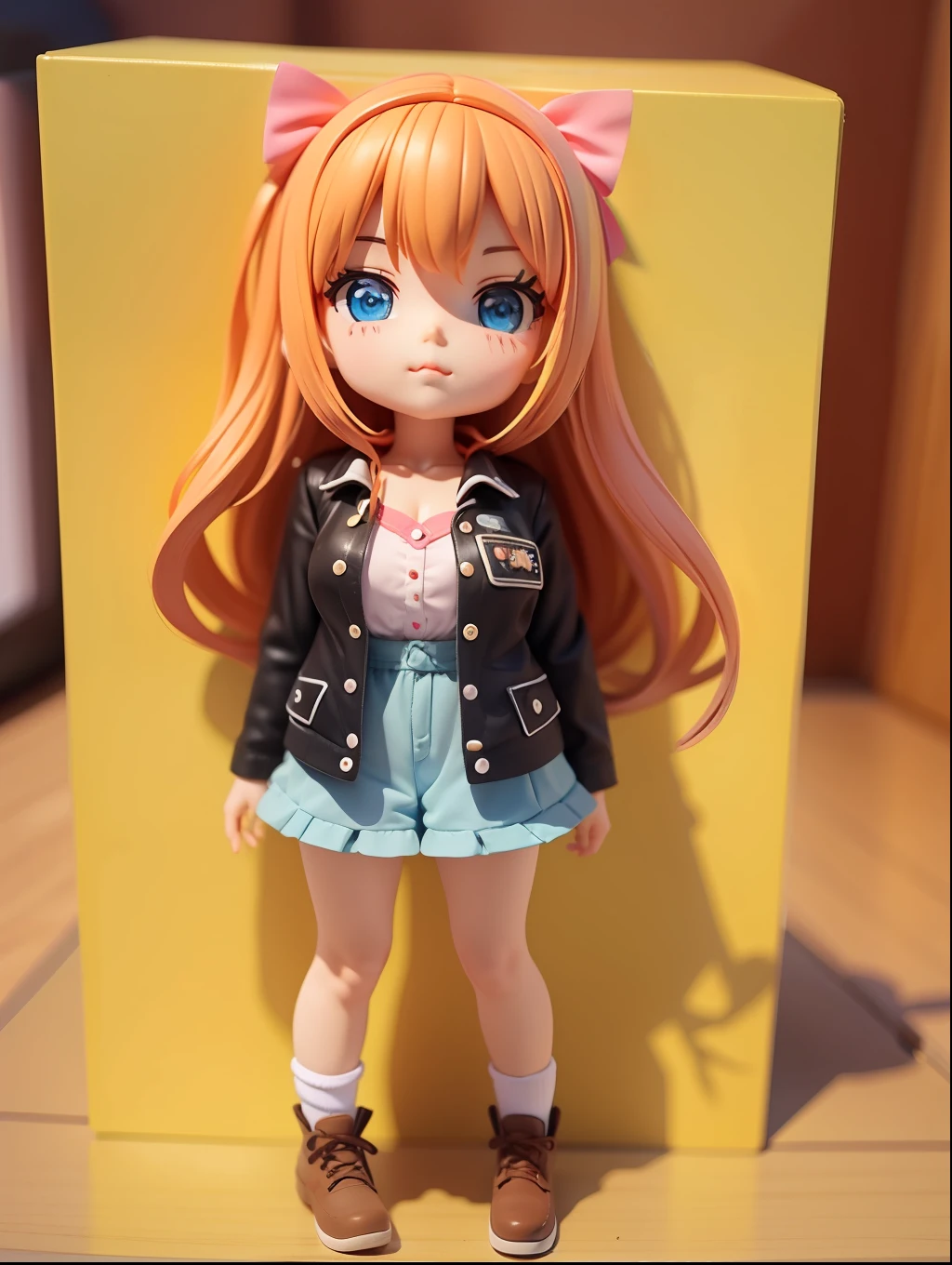 Super cute girl full body 3D drawing,adolable,Pop Mart Blind Box