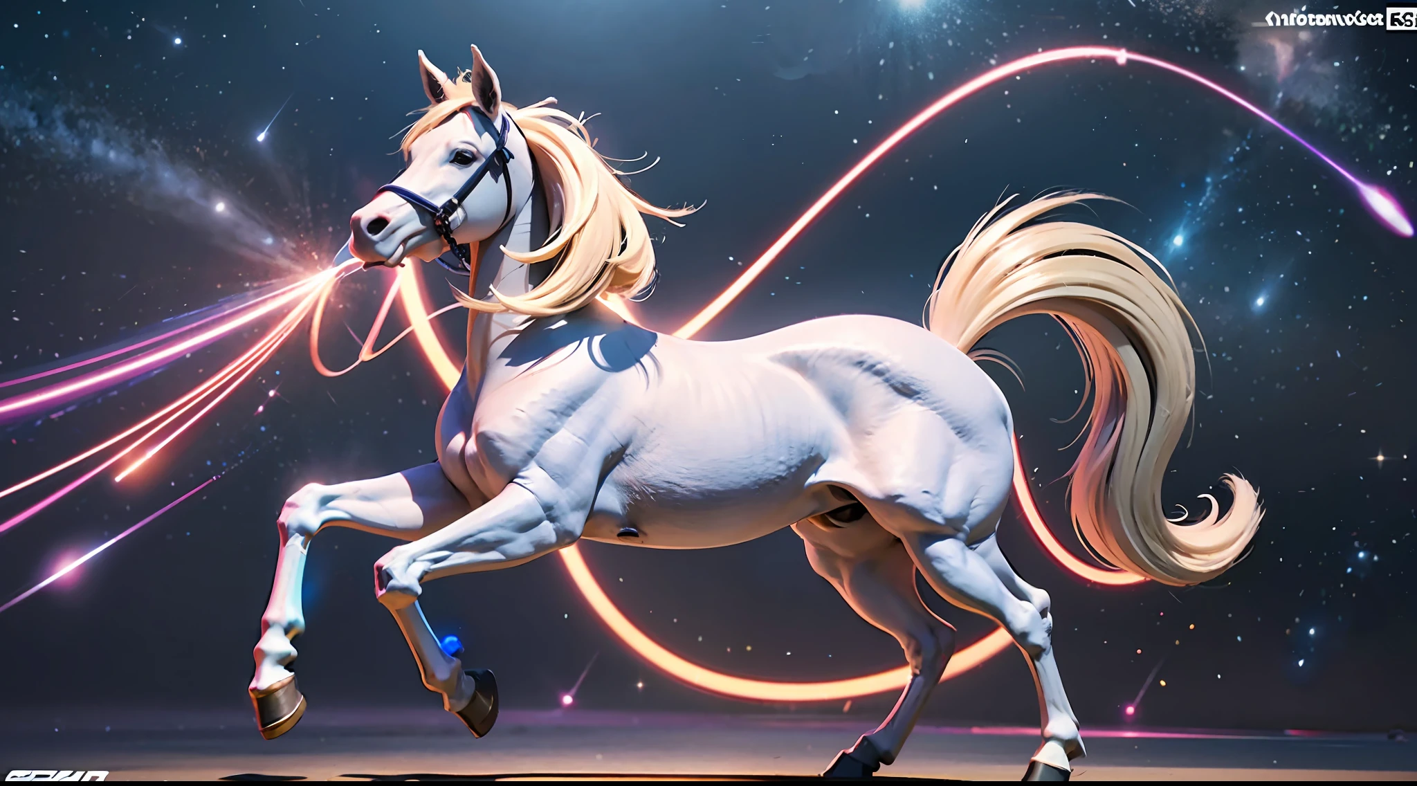 A female centaur,She is famous in the multiverse,She is both a female centaur, half human, half horse, half horse,It is also a female Yingzhao。She blends both images,The first is the head of a horse/neck/Shoulder these parts,After feminization,The upper body transforms into a beautiful female human,Female, half-centaur, half-human, half-horse, half-human,The second is the waist of the horse/hason/gluteal/Legs feminine,Female half-horse with beautiful woman's,Chimer,It's like a female human wearing a half-horse-like costume and making a seamless chimera,This chimerization is based on powerful futuristic technology。The ultra-wide-angle lens captures the image of her sleek and ethereal wings charging and leaping on the ionosphere。Her front half is distinctly feminine,Tall sexy body,Has K cup teardrop-shaped giant tit chest,It has a small man's waist butterfly spanning long legs,The half-horse part of the hind body,Embedded interface in the front half of the body hip position。The back half of her body is horse-shaped,Half-horse torso,The morphology is completely female and humanized,Start at the upper end of the sternum,Embedded in the lower back position of the beauty body,Sexy bent dog style shaped chest/lower back/Ventral transverse,Then there are the sexy beauty's upright hips,Her entire body has been completely feminized,Including the half-horse part,Mechanized armor covers the knee-shaped anti-joints and feet,And these parts are highly anthropomorphic,This gives her legs a graceful and slender line,She has four slender legs like a supermodel,Under the legs are skinny white feet dressed in Skyscraper Heels,Use Midjourney's advanced stroke tools and color palettes, as well as texture packs, model packs, and texture tools,Concentration,Femaleize all parts of her original equine physiologic appearance,And give these parts an ergonomic appearance,Fine treatment of the thoracic and abdominal cavity of the posterior body,As well as hips and legs,Tightly connected details