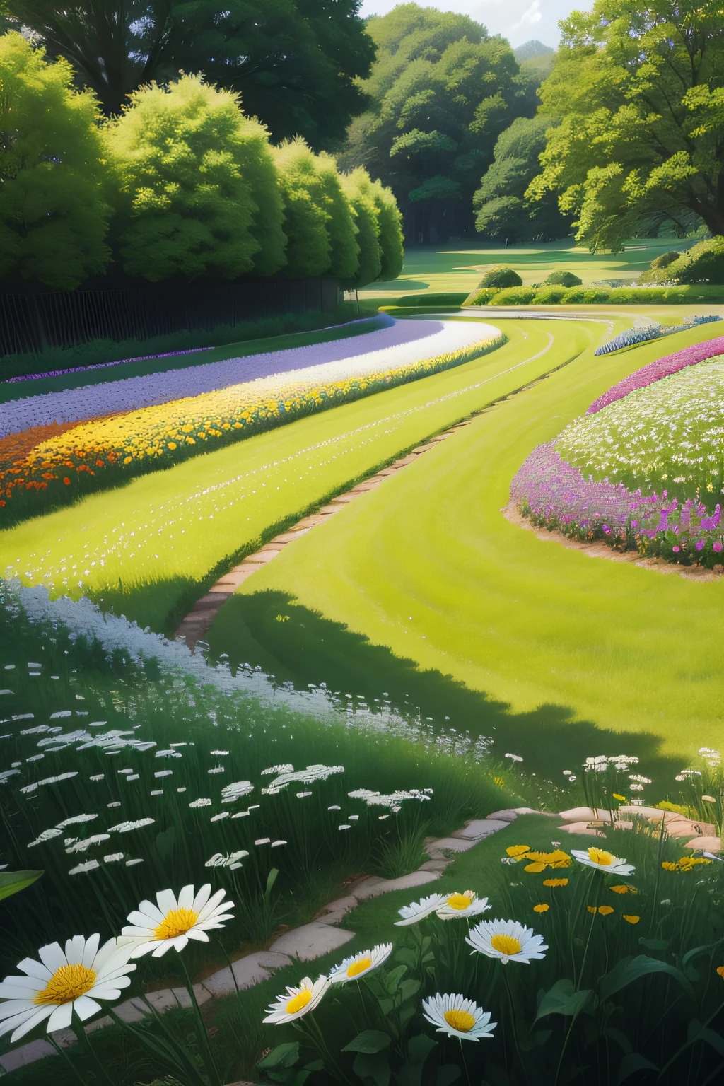 grassy、weeds、naturey、Flowers、Flower garden