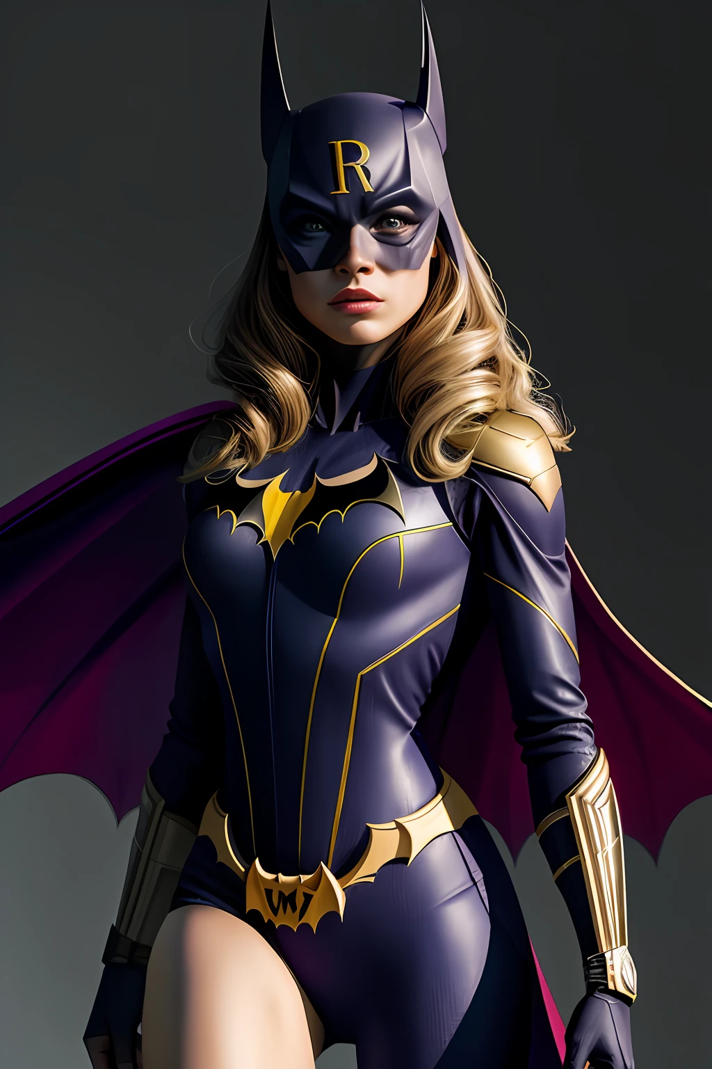 (16k, foto RAW, melhor qualidade, obra-prima: 1.2), ultra-detalhado, arte formal, foto realismo: 1.37, foto do corpo inteiro, (mulher, beleza ,( A Bat  Girl Marvel Dc)film grain, villain action pose ((A Bat Girl))detalhes