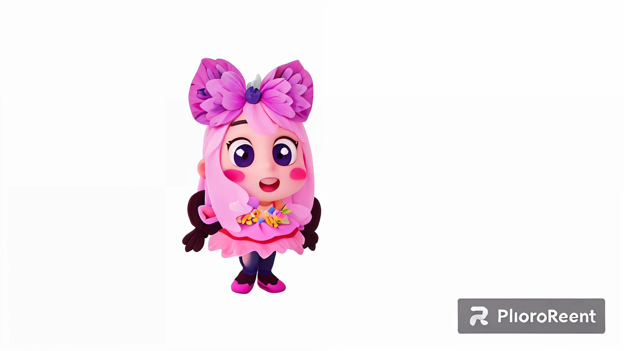 1 girl,flower,petal,