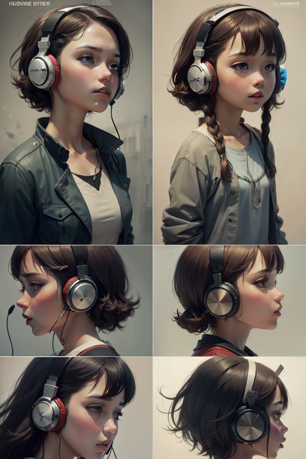 Headphone scene graph