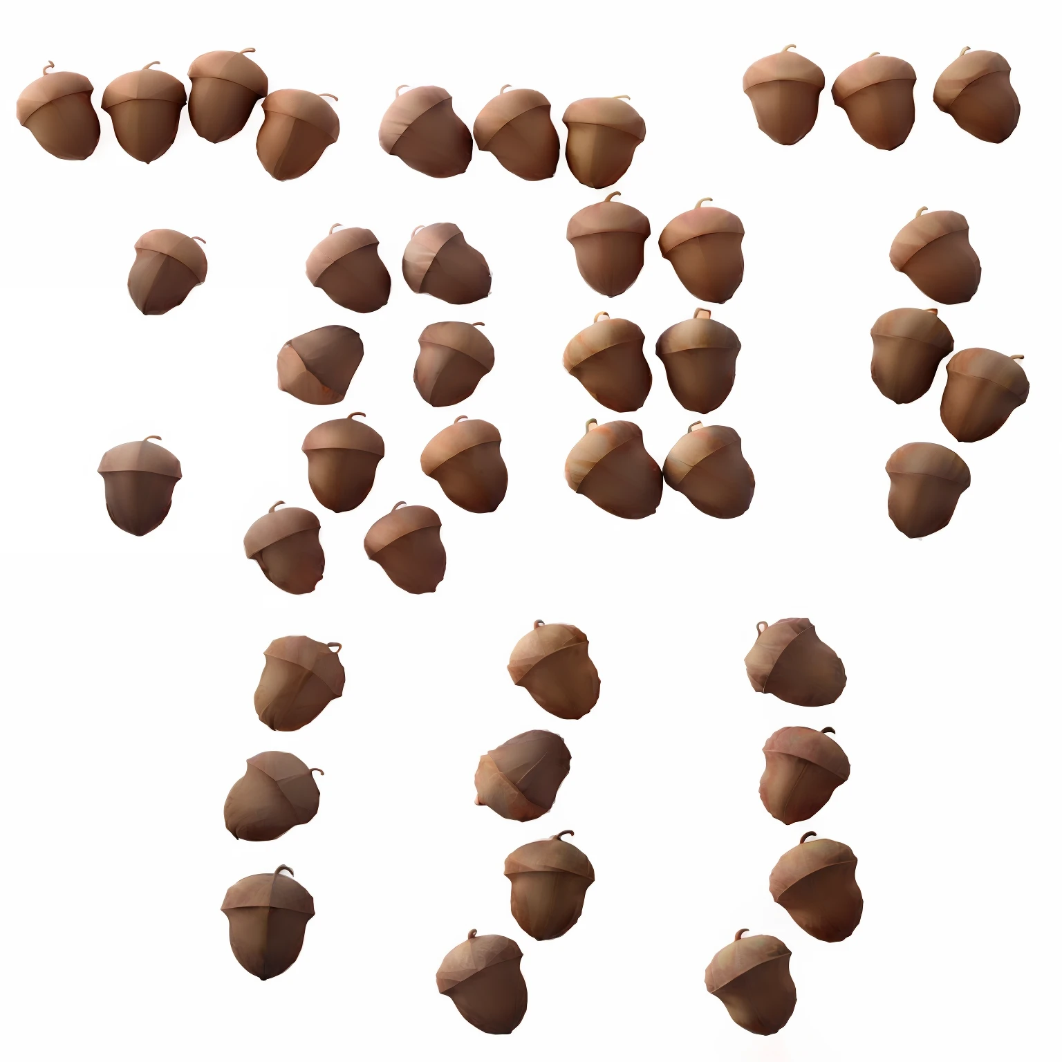 photorealistic acorns with natural colors (extremely detailed CG unity 8k wallpaper, masterpiece, best quality, ultra-detailed), (best illumination, best shadow,)  (extremely detailed CG unity 8k wallpaper, masterpiece, best quality, ultra-detailed), (best illumination, best shadow, dynamic angle) ,