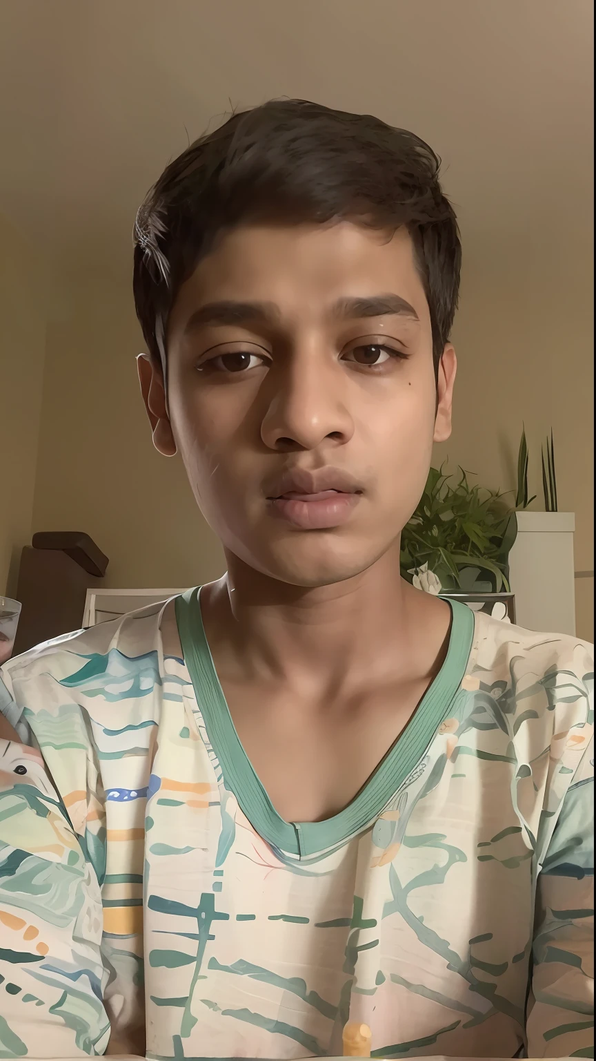 there is a young boy that is sitting down with a cell phone, ayan nag, jayison devadas, vinayak, vastayan, with accurate face, riyahd cassiem, around 1 9 , its name is greeny, 1 6 years old with kind face, student, reyyan, front profile!!!!