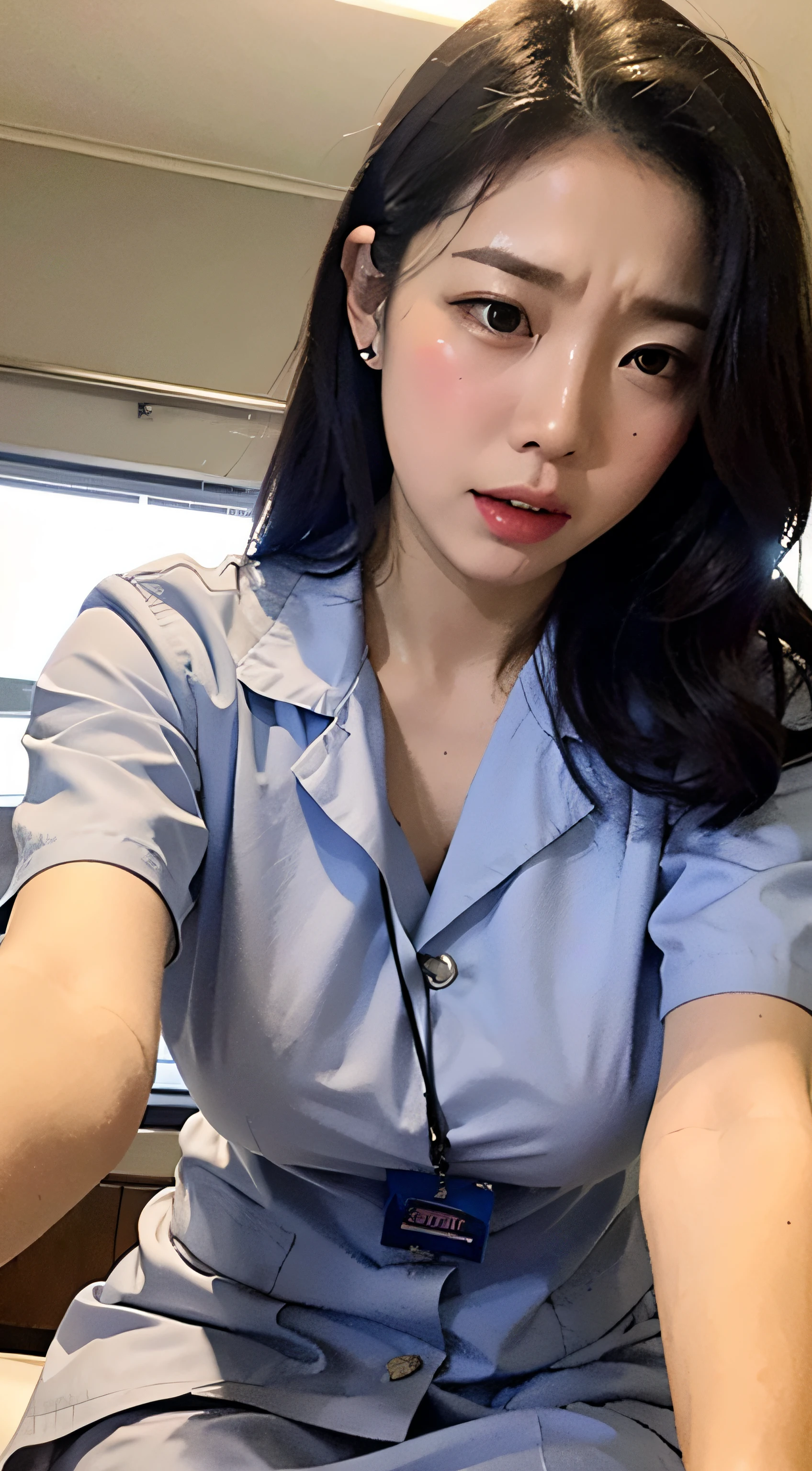 in hospital，Nurse's uniform，huge tit，nose hook，weeping ，Extremely exciting，Suffocating，Can't breathe，climaxing