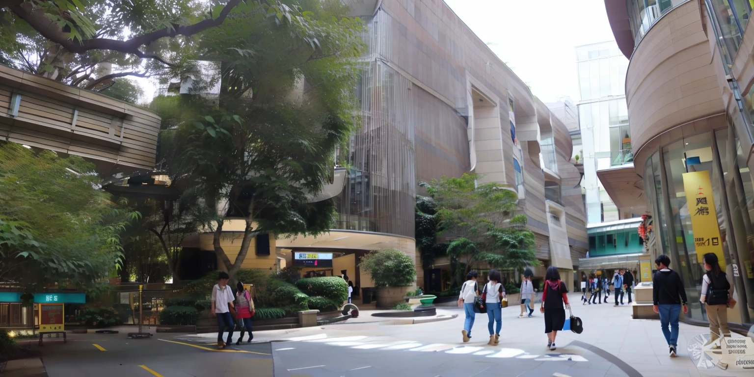 Complete the ground，zebra crossings，Square grounds。