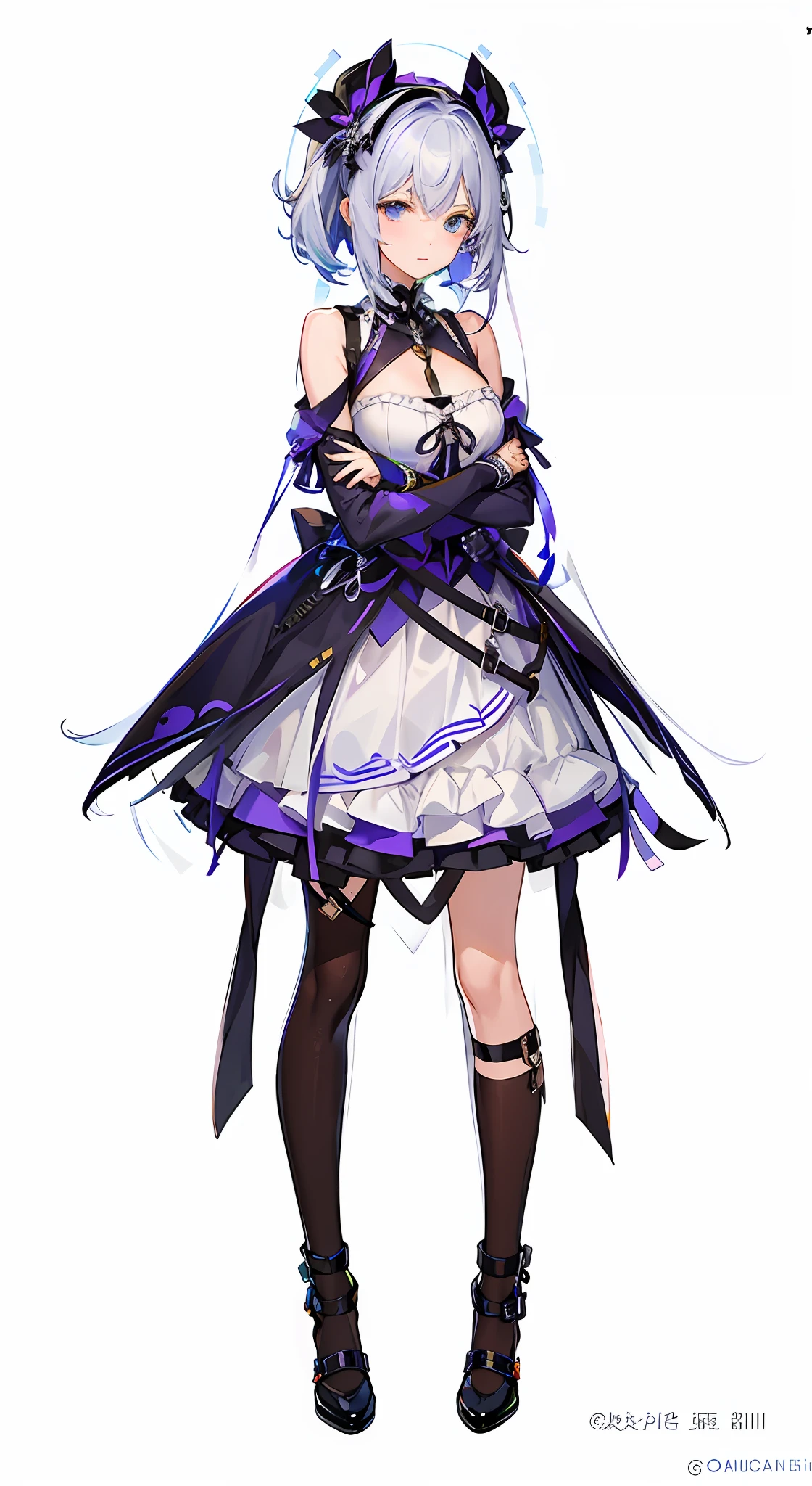 masterpiece,best quality, high quality, The posture of holding the chest with both hands,