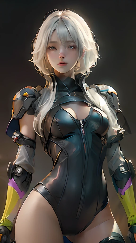 ((Best quality)), ((masterpiece)), (detailed:1.4), 3D, an image of a beautiful cyberpunk female,HDR (High Dynamic Range),Ray Tracing,NVIDIA RTX,Super-Resolution,Unreal 5,Subsurface scattering,PBR Texturing,Post-processing,Anisotropic Filtering,Depth-of-field,Maximum clarity and sharpness,Multi-layered textures,Albedo and Specular maps,Surface shading,Accurate simulation of light-material interaction,Perfect proportions,Octane Render,Two-tone lighting,Wide aperture,Low ISO,White balance,Rule of thirds,8K RAW,