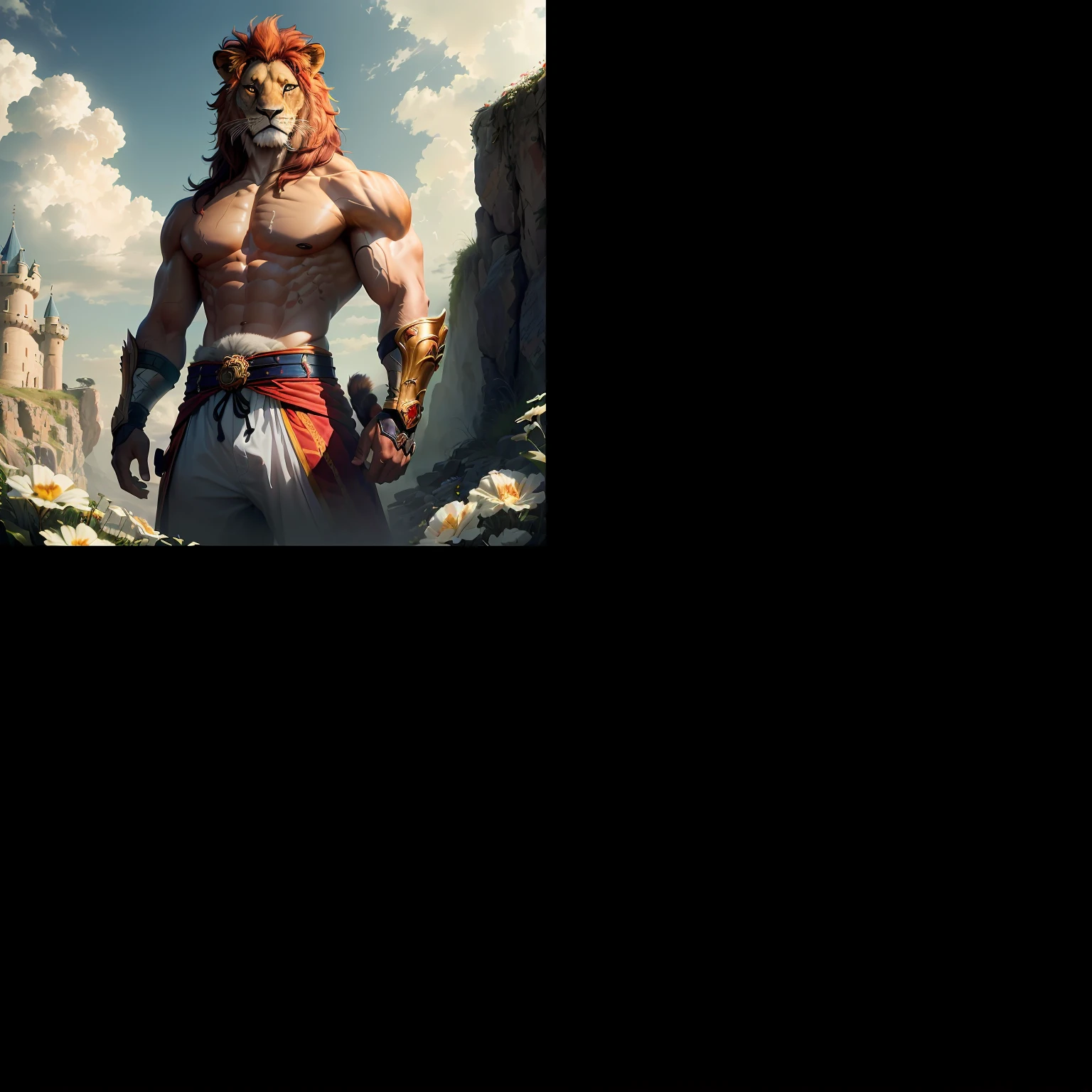 Lion king's scar paying for the cowardice he did with brother in the microwave