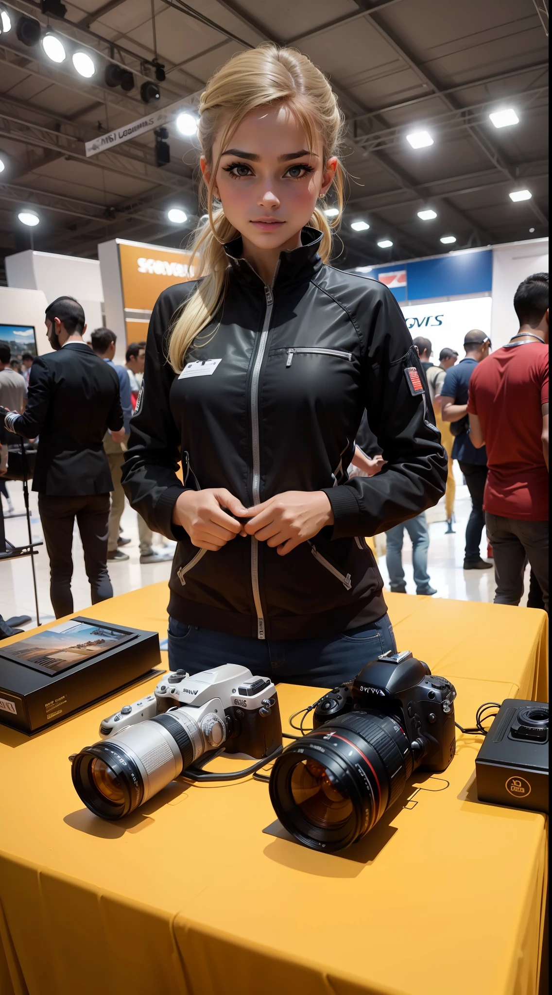 Stand de fotografia na feira de noivas