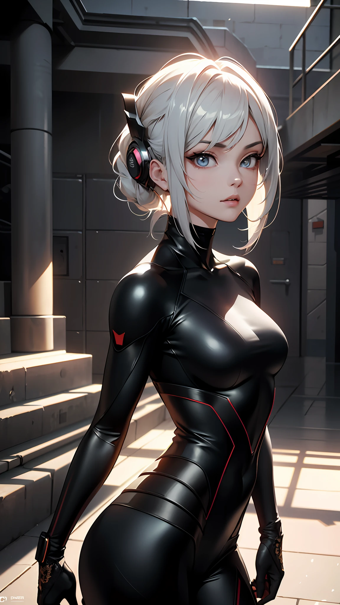 ((Best quality)), ((masterpiece)), (detailed:1.4), 3D, an image of a beautiful cyberpunk female,HDR (High Dynamic Range),Ray Tracing,NVIDIA RTX,Super-Resolution,Unreal 5,Subsurface scattering,PBR Texturing,Post-processing,Anisotropic Filtering,Depth-of-field,Maximum clarity and sharpness,Multi-layered textures,Albedo and Specular maps,Surface shading,Accurate simulation of light-material interaction,Perfect proportions,Octane Render,Two-tone lighting,Wide aperture,Low ISO,White balance,Rule of thirds,8K RAW,