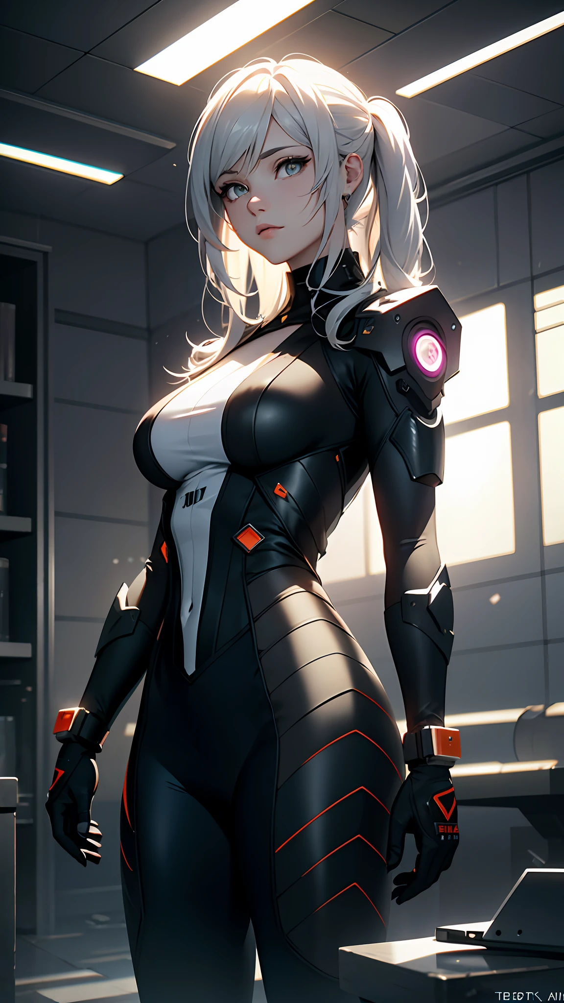 ((Best quality)), ((masterpiece)), (detailed:1.4), 3D, an image of a beautiful cyberpunk female,HDR (High Dynamic Range),Ray Tracing,NVIDIA RTX,Super-Resolution,Unreal 5,Subsurface scattering,PBR Texturing,Post-processing,Anisotropic Filtering,Depth-of-field,Maximum clarity and sharpness,Multi-layered textures,Albedo and Specular maps,Surface shading,Accurate simulation of light-material interaction,Perfect proportions,Octane Render,Two-tone lighting,Wide aperture,Low ISO,White balance,Rule of thirds,8K RAW,