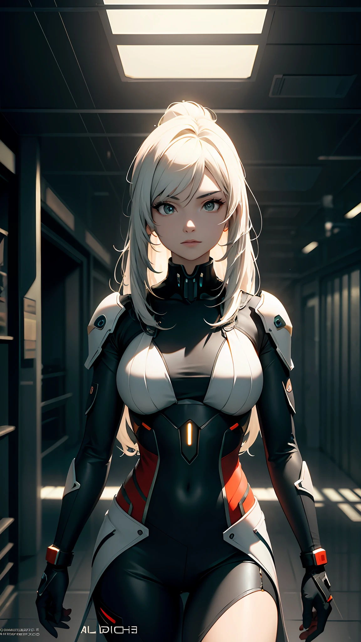 ((Best quality)), ((masterpiece)), (detailed:1.4), 3D, an image of a beautiful cyberpunk female,HDR (High Dynamic Range),Ray Tracing,NVIDIA RTX,Super-Resolution,Unreal 5,Subsurface scattering,PBR Texturing,Post-processing,Anisotropic Filtering,Depth-of-field,Maximum clarity and sharpness,Multi-layered textures,Albedo and Specular maps,Surface shading,Accurate simulation of light-material interaction,Perfect proportions,Octane Render,Two-tone lighting,Wide aperture,Low ISO,White balance,Rule of thirds,8K RAW,