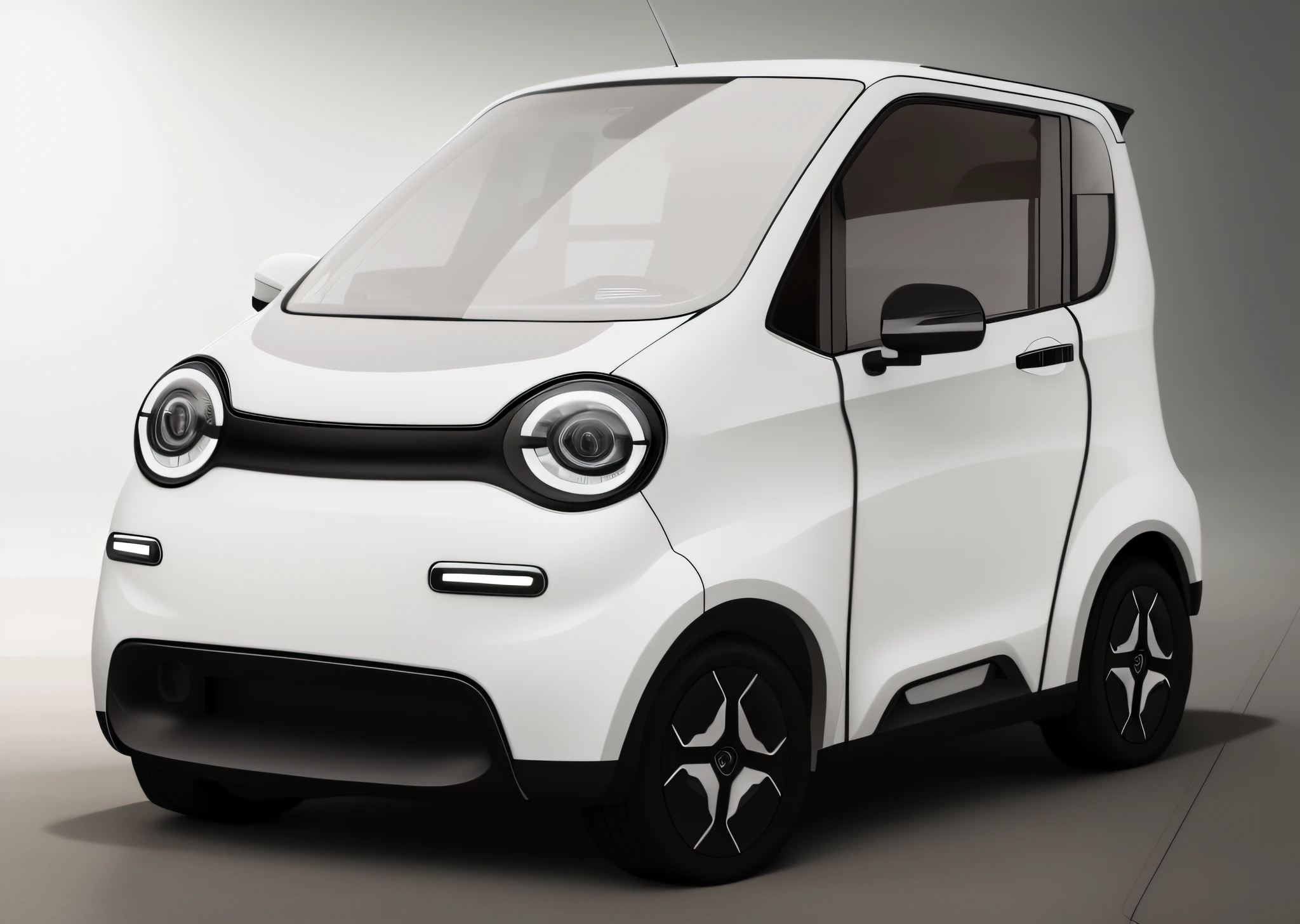 Close up of white car on white background，KAMA Russian electric vehicles，Futuristic product car lens，cute future vehicles，Vehicle design trends，Zen concept，new vehicle，intelligent,,,,，Concept car，It has red and black paint，conceito，car concept，shaxi，Front perspective，tmasterpiece，Highest quality t，Extremely beautiful reflections，The best reflection，（Very detailed CG unity 8K wallpaper）（Best quality t）（The best illustrations）（The best shades），rendering by octane，Ray traching，Ultra-fine details，portrait symetrical， (Cyborg:1.1)，([Tail | detailed wire]:1.3)，(Complicated details)，hdr，(Complicated details，ultra - detailed:1.2)，Cinema lenses，Vignette，at centre，(Cyborg:1.1)，([Tail | detailed wire]:1.3)，(Complicated details)，hdr，(Complicated details，ultra - detailed:1.2)，Cinema lenses，Vignette，at centre， ，