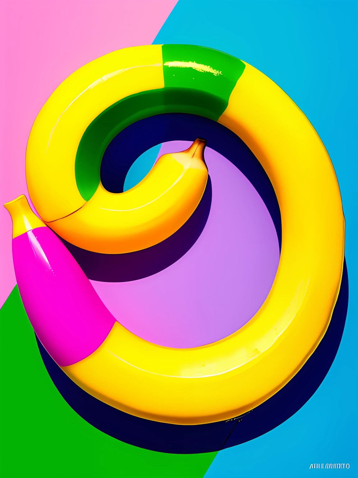 "Imagine uma obra de arte retratando uma suculenta,Banana colorida, Bright as a rainbow. BANANA is the central point of the composition, com suas formas e contornos suaves, convidando os espectadores a apreciarem sua beleza. The color palette is vibrant and lush, with rich and vivid tones that blend harmoniously on the surface of A BANANA . Vermelhos intensos, laranjas brilhantes, amarelos dourados, verdes exuberantes, azuis profundos e roxos encantadores criam uma sinfonia de cores que envolvem a fruta. Small details of light and shadow add depth and realism to the image, Making The Banana Look Almost Palpable. Through this artistic representation,acolchoamento Romero Brito, The Banana becomes a symbol of vitality, frescor e alegria, cativando os espectadores e convidando-os a saborear sua beleza colorida." , Romero Brito