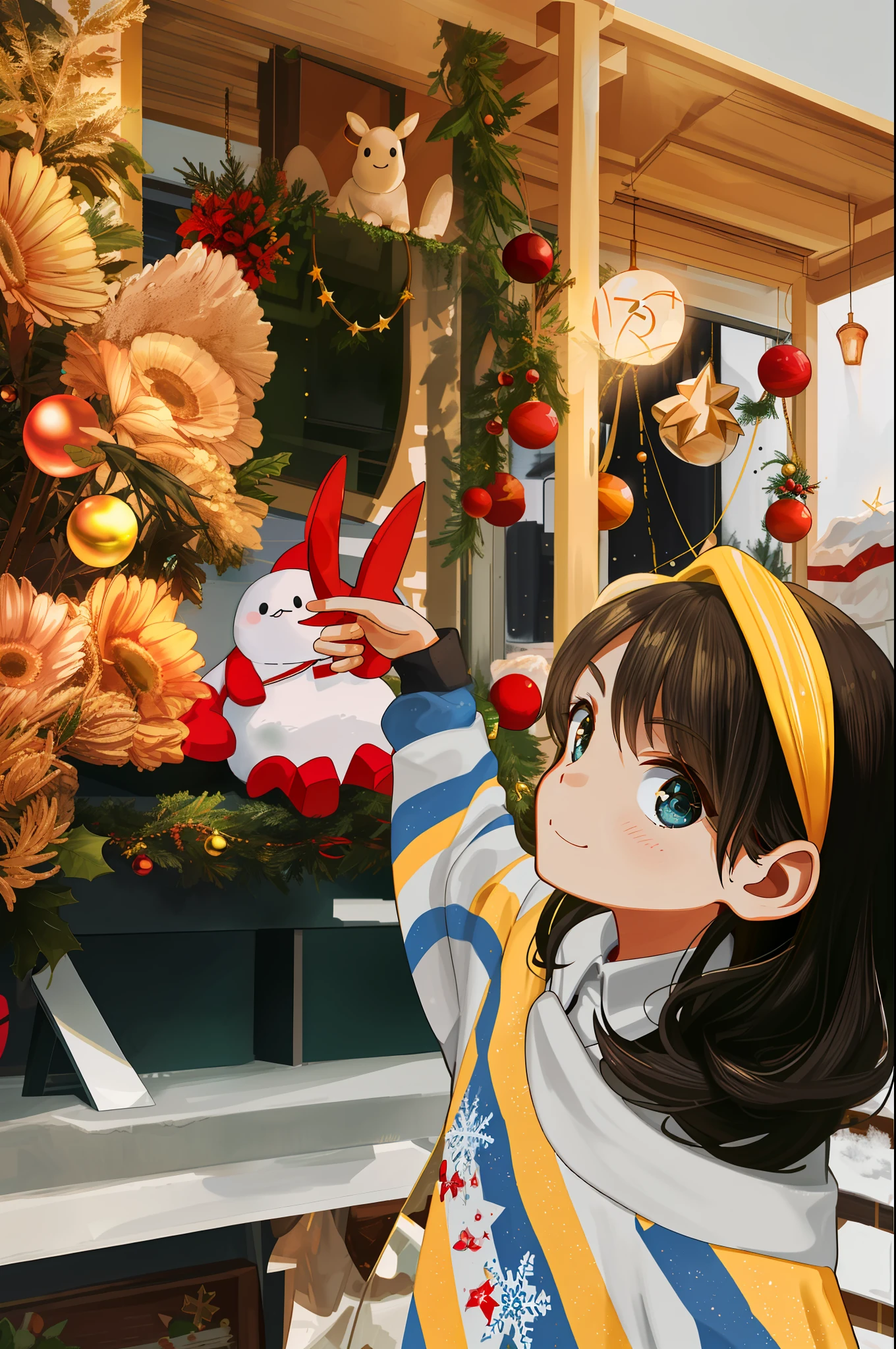 quadratic element,adolable,a color,cheerful,rays of sunshine,Christmas