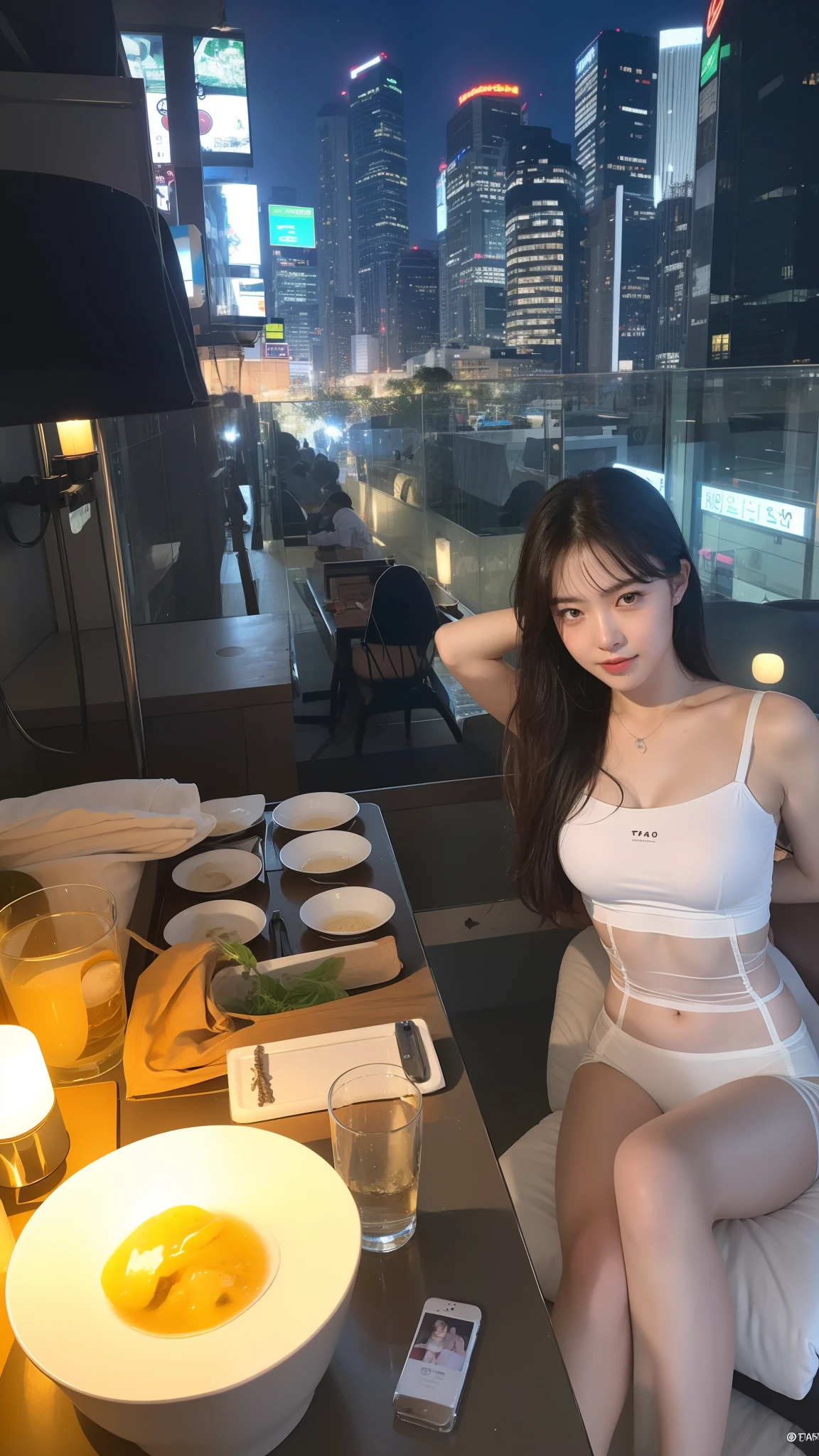 1 woman,8k,RAW photos,(best qualtiy、tmasterpiece、complexdetails:1.4)、(realisticlying、realisticlying:1.3)、(realisticlying:1.3)、realisticlying、(Woman lying in bed:1.8))、(BDAM)、(Place your arms behind your back)、(Tie your body with a rope)、((tying))、((Fully tied)))、restraind,(Like Korean actresses and beauties)、((thin lingeries))、(light colored underwear)、(Sweaty underwear with transparent skin)、(Sweaty underwear stuck to the skin), (Wet hair), (wet bangs), (Wet skin), 20yr old, (petty face: 1.5), (Sexy expression), (Cheerful face), Light makeup, tthin eyebrows, Detailed and beautiful face, Detailed eyes, (tears) Bao: 1.5), (Detailed fingers: 1.5), (Nice fingers: 1.5), Detailed legs, Detailed skins, mediuml breasts, shinny hair, Radiant skin,nipple bump