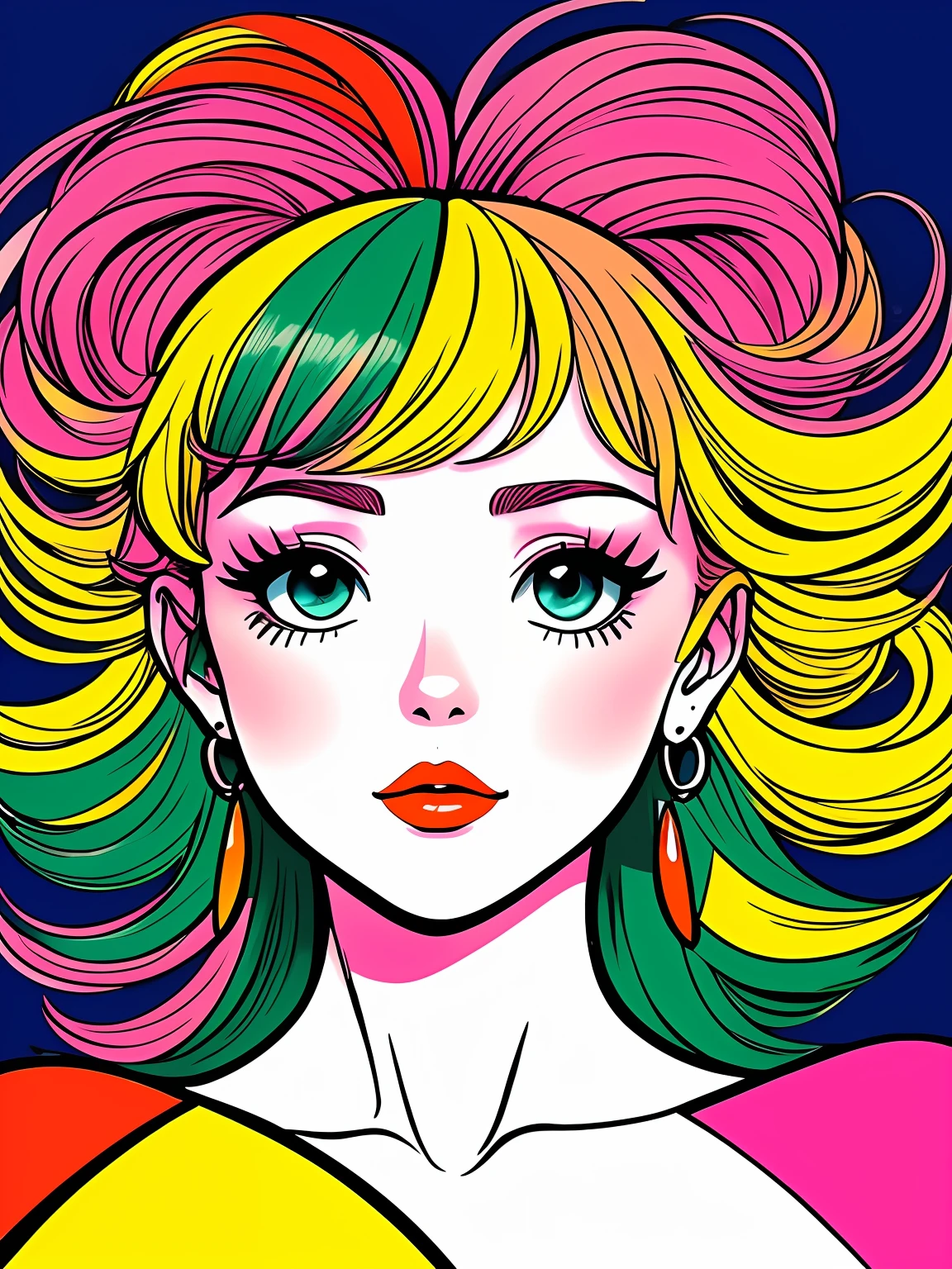 "Imagine uma obra de arte retratando um suculento,Cacho de uva colorido, Bright as a rainbow. Manga is the central point of the composition, com suas formas e contornos suaves, convidando os espectadores a apreciarem sua beleza,. The color palette is vibrant and lush, with rich, vivid tones that blend harmoniously on the surface of The galantaria . Vermelhos intensos, laranjas brilhantes, amarelos dourados, verdes exuberantes, azuis profundos e roxos encantadores criam uma sinfonia de cores que envolvem a fruta. Small details of light and shadow add depth and realism to the image, Making the bunch ofManga look almost palpable. Through this artistic representation,, Manga becomes a symbol of vitality, frescor e alegria, cativando os espectadores e convidando-os a saborear sua beleza colorida." , ROMERO Brito