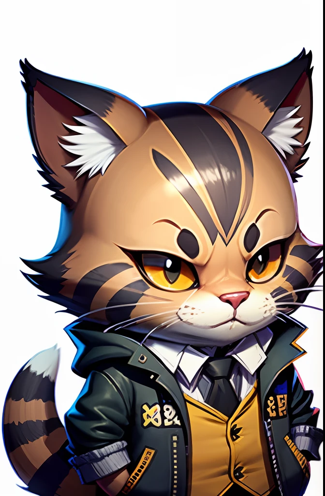 c4tt4stic, The Joker, Brown-haired cat smile