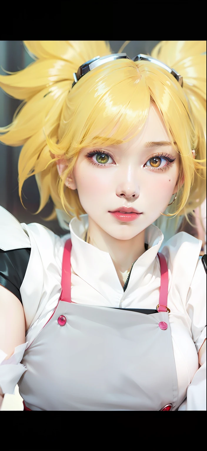 Try Prompts Copy Top quality, 8k, 32k, Masterpiece, close up of a woman in black and red clothes, future anime girl, inspired by Li Shida, cyberpunk anime girl woman, cyberpunk anime girl, female anime character, anime style character, modern cyberpunk anime, cyberpunk anime art, action anime girl woman, detailed anime character art, epic anime style, realistic anime art style, female anime heroine portrait, professional makeup, very big breasted woman, (seductive pose), Sexy, beautiful white face shining, beautiful face, pink cheeks, beautiful lips, porcelain skin, detail intricate, super detailed, super high, highest detailed, high detailed, delicate, incredible detailed, fine detailed, cinematic lighting, top quality, masterpiece, smooth and beautiful, CG , unity, 8k wallpaper, Stunning, fine detail, unity CG wallpaper 8k ultra detailed, large file size, ultra detailed, high resolution, incredible detail, stunning detail, depth of field, oil painting effect in Rembrandt art style, concept portrait art in Stanley Artgerm Lau style, WLOP, trending on Artstation, epic, trend in society, detailed digital painting, very high quality model, yellow hair, short hair, green eyes, white clothes, jungle background.