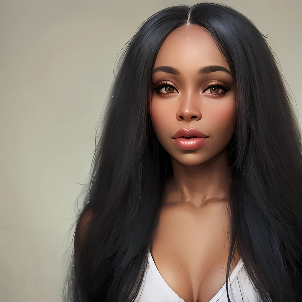 ultra-realistic studio photography, close-up de uma bela mulher africana, pele suave, olhos pretos, olhos bem detalhados, cabelos negros brilhantes, fleshy lips, studiolight, penteado afro, caminhando num jardim com cerejeiras