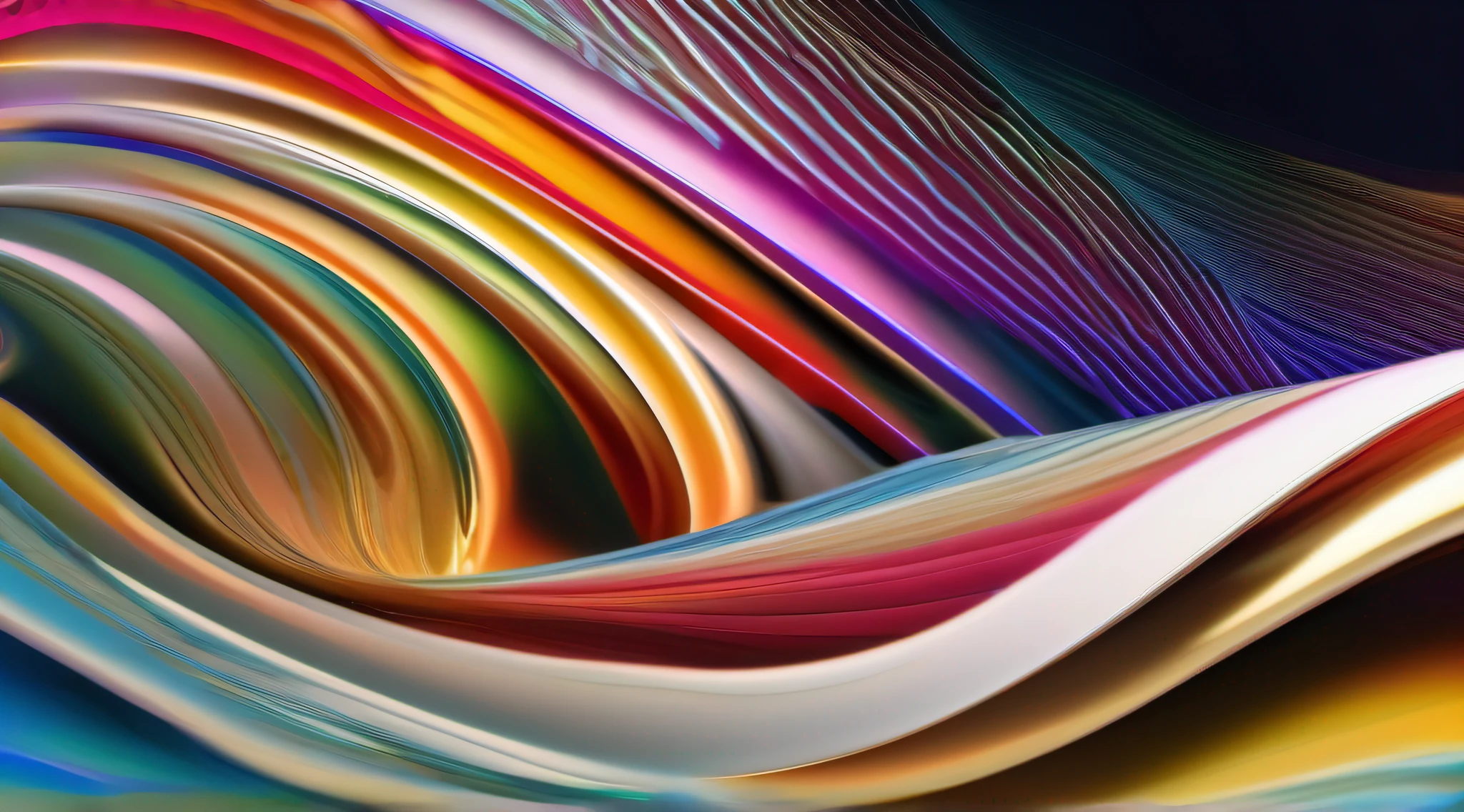 curving，a color，abstracted，Background with，closeup cleavage，lightwave，rainbowing，gradients，Reflectors，vividness，textured，milky white，the night，k hd，shiny，colorful，dramatics，Gradient，illuminating，dyna，Mother-of-pearl light，lamplight，Colorful，with dynamism。