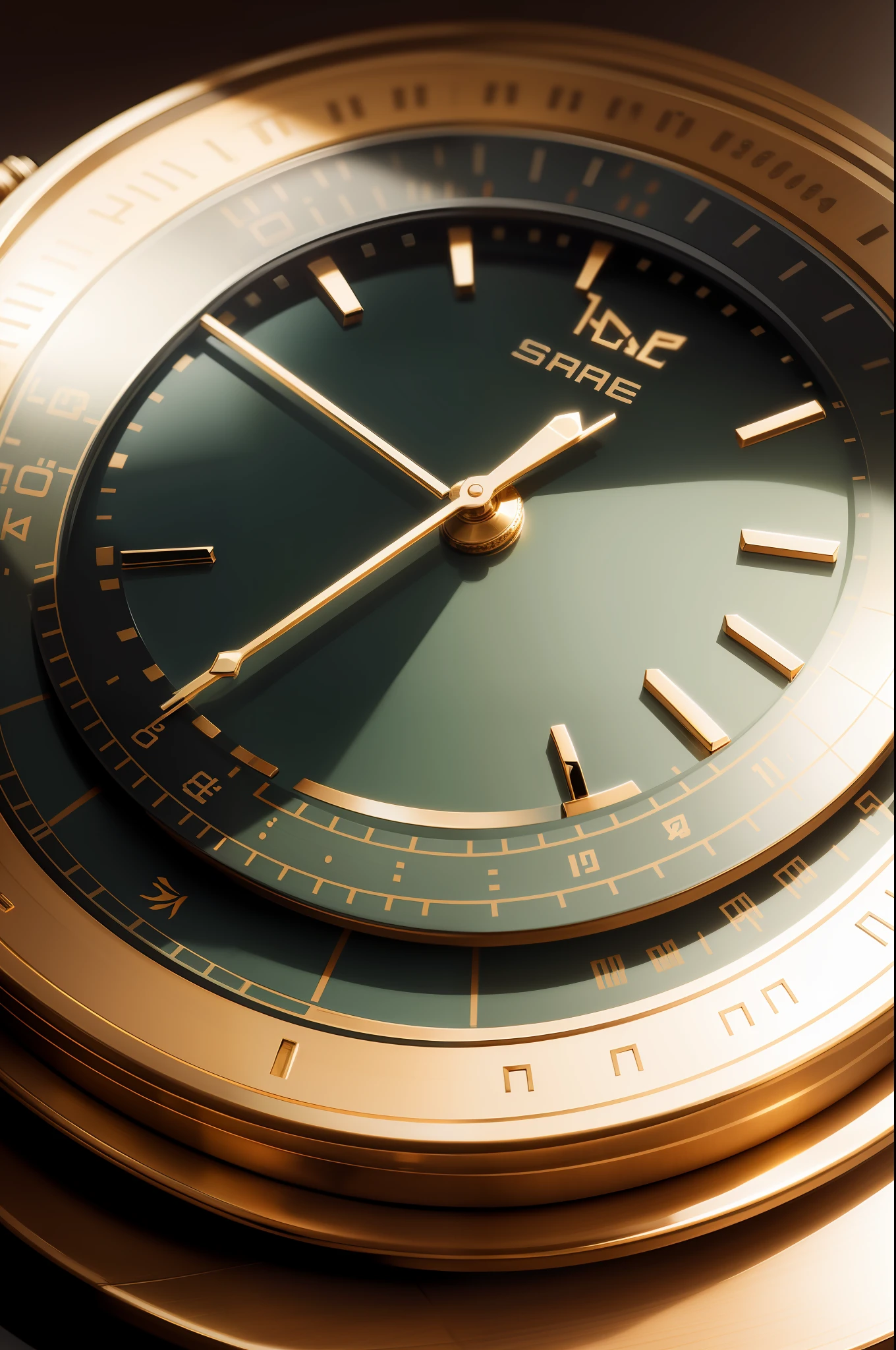 Men's watches,National style elements,Mechanical watches,Exhibited,Tone band,Green dial,There is a pattern on the dial,delicated,Place in a gift box