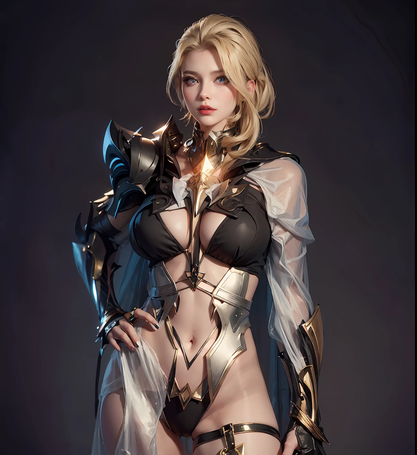 （tmasterpiece：1.2）， （best qualtiy：1.2）， perfect  eyes， s the perfect face， Volumetriclighting， 1girll， Vintage sexy mature， ， gossamer dress，Clothes open， blond hairbl， pauldrons， Top employees， stern expression， fanciful， exteriors， detailed back ground， putting makeup on， lipsticks， eye shadows， mascara， thick eyeslashes，full bodyesbian，embarressed，