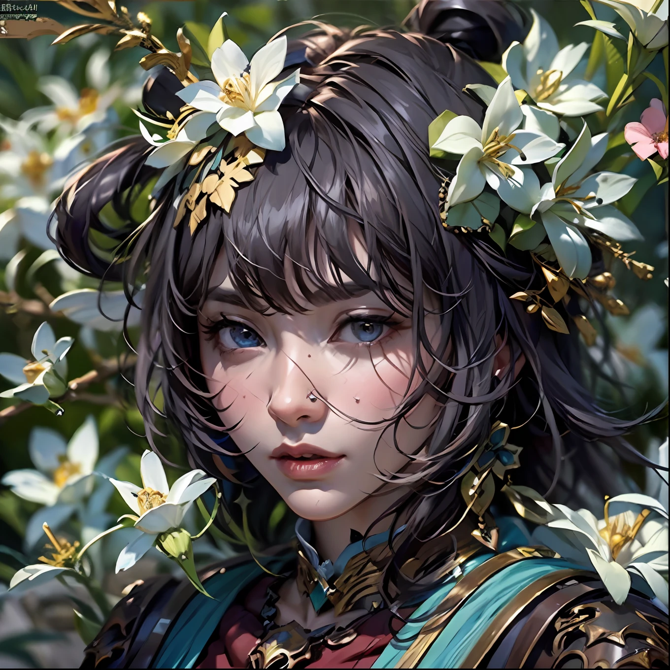ninjartist，Homem de meia idade，florals，火焰，teardrop，Cry，Epic fantasy digital art style，Epic fantasy art style HD，Epic fantasy art style，detailed fantasy digital art，Epic fantasy style art，detailed fantasy art，epic exquisite  character art，4K fantasy art，2。5 D CGI anime fantasy artwork，Photos of the world's most beautiful artwork，Has a soft sheen，（（Epic heroic fantasy，Wounded heroes，Fantastic location，Majestic cluttered environment） ), Full body 8K unified rendering, action  shot, skin pore, Very dim light, heavyshading, A detailed, A detailed的脸, (, photograph realistic, realisticlying, dramatics, darkly, tack sharp focus, 8K), （复杂：1.4），decadent，（highly  detailed：1.4），digitial painting，rendering by octane，art  stations，concept-art，Smoothness，tack sharp focus，illustratio, (Global illumination, Studio light, volumettic light), ultra - detailed