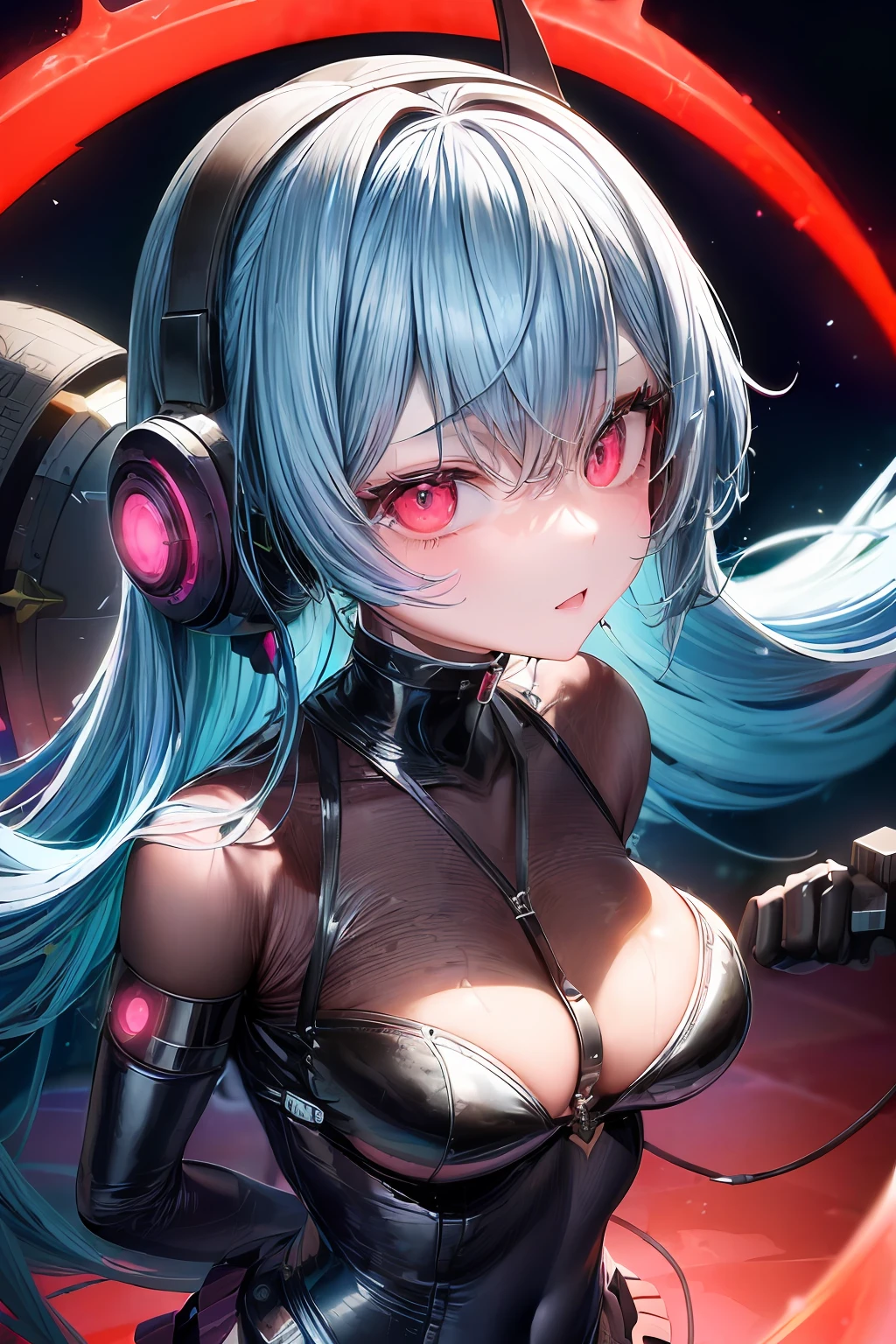 (((masutepiece))), (((Best Quality))), ((Ultra-detailed)),
(Illustration), (1 girl),Beautiful detailed eyes,small tit, Twin-tailed
, Anime-style,The girl is trapped in the transparent, cylinder
Tank filled with green liquid, Her limbs are restrained、Her body is wired
Corded.(Brainwashing Head Mounted Display, eye
Covered.) She is brainwashed by a diabolical organization, She
dull eyes、Her heart is in the fog. Heavy headgear is fixed on her
head, Manipulating her thoughts、Used to control her behavior. (((Necessary
A thick cable is inserted into her genitals, Inject her
Mysterious liquids and substances.))) The room around her is sterile
And cold, With harsh fluorescent lights to illuminate the scene.the
The girl is surrounded by members of an evil organization, Their faces
Hidden behind the mask、Its intent is unknown. She tries to resist
Their control, however、As she continues、Her efforts are in vain
Subjected to cruel experiments.(Yamanosusume)