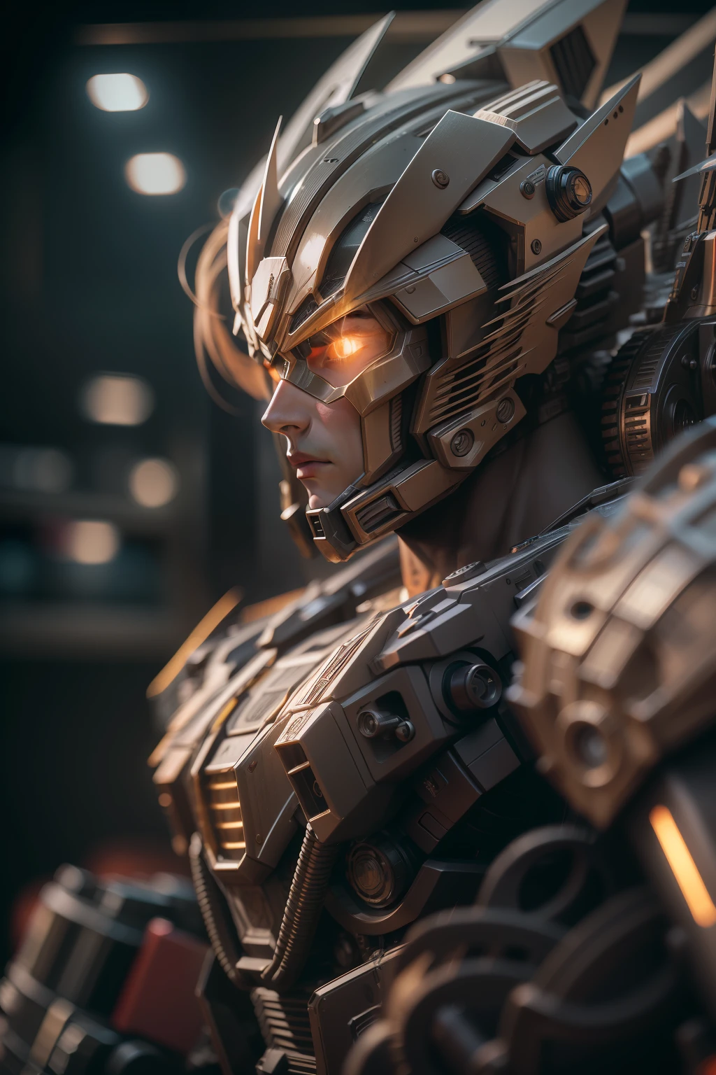 .Transformers,The style of Son Goku and HR Giger,photograph realistic,Hyper-detailing,Natural soft light,Pale color background,photore,Studio lighting for film shooting + dynamic compositions,incredibily detailed,Sharpen,the detail + intricately details + profesional lighting,cinmatic lighting + 35mm + deformation + lightroom + photography of + Bokeh + lens flare glow + filmgrain