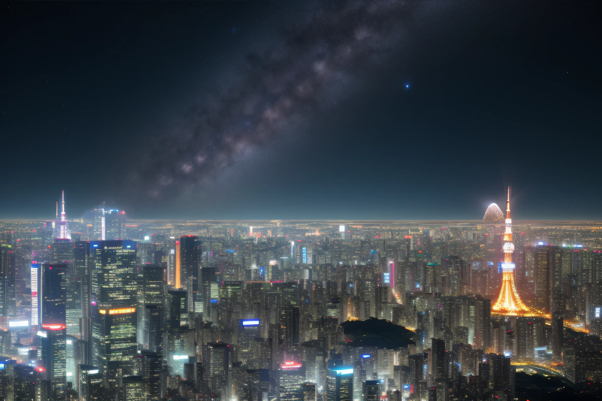The Milky Way lies