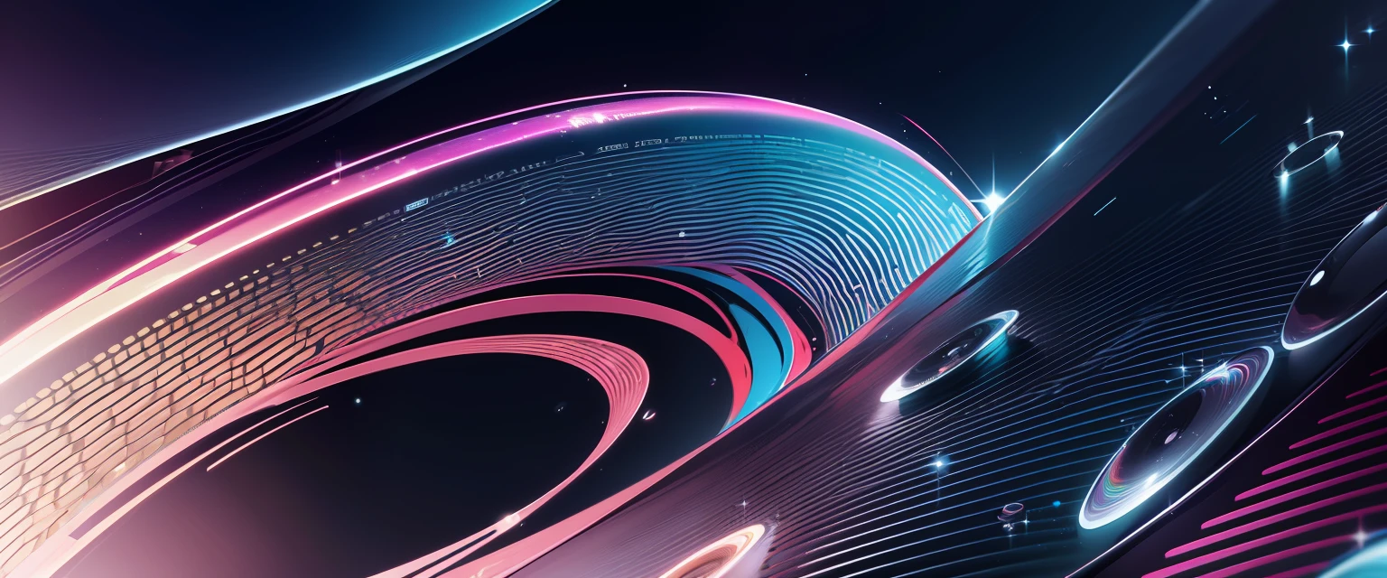 Digital art inspired by Otto Ping,Digital art that doesn't splash,iridescent texture,music,musical note,Macro upward view metal,abstract high quality,amoled wallpaper,Color,shiny colorful,High quality pictures with 4K vertical wallpapers。