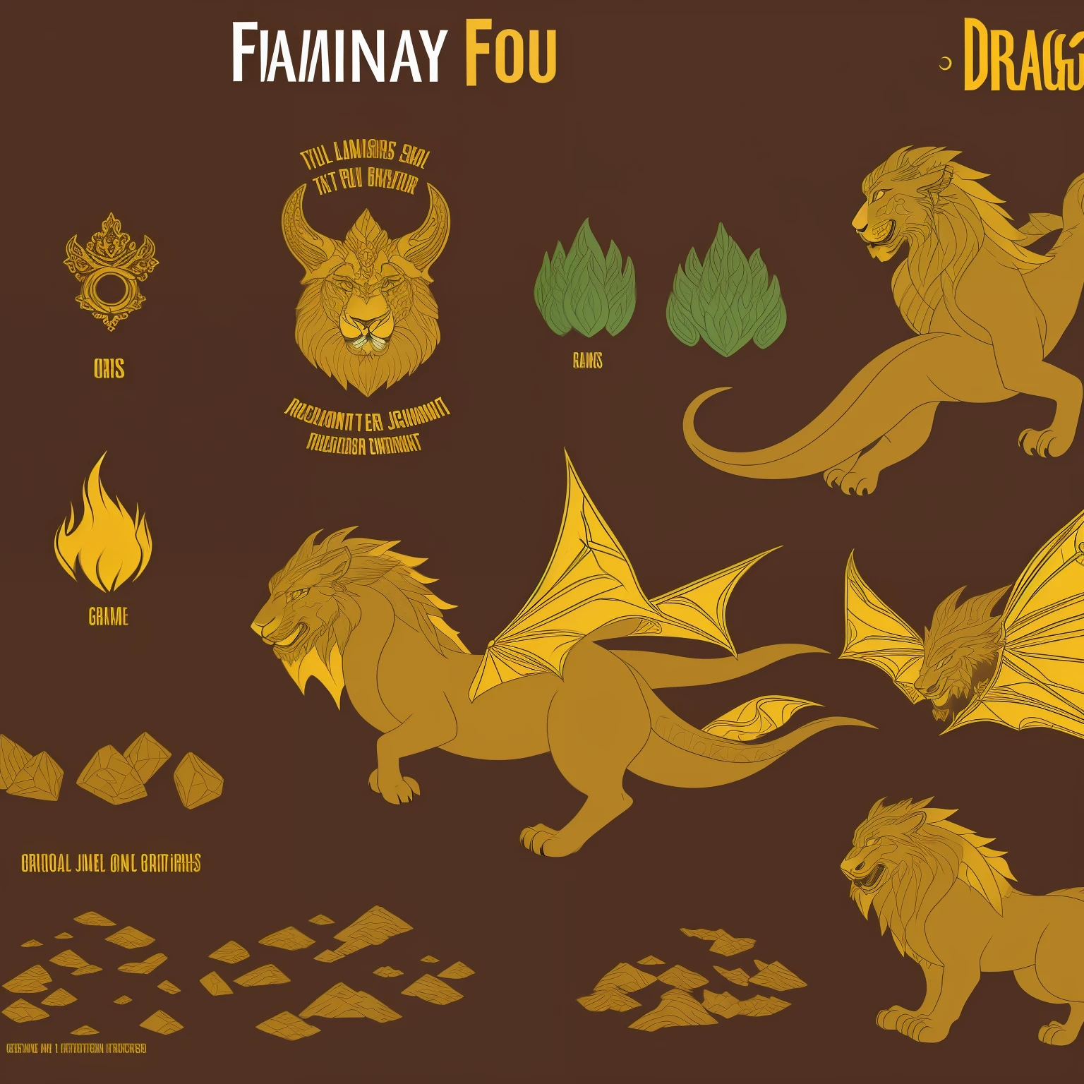 (Personagem original por @AKYRA) Glows are animals that look like lions, but they have dragon-like heads, golden scales on their backs;, like a dragon. A juba deles sao grandes espinhos flamejantes ,The Glows are intelligent and wise, possuem uma calda longa com espinhos na ponta ,grande energia e possuem grande poder, nao tem asas ,pois podem fazer sua juba pegar fogo quando lutam,patas grandes com unhas dragonianas