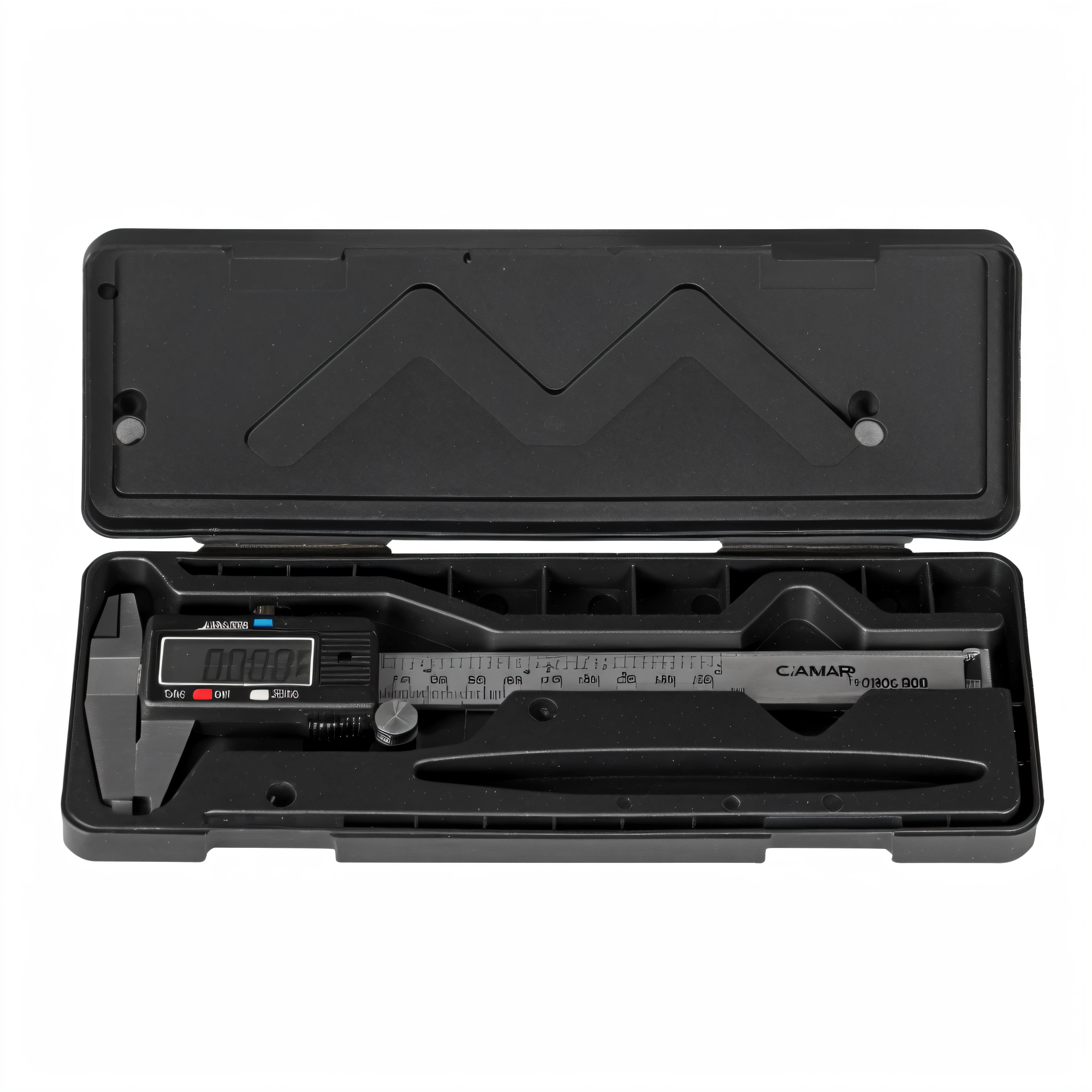 Close-up of caliper with ruler, maxar, 1200 crossover, 1 2 0 0 dpi, 1 8 0 0 dpi, universal, kit, tanks, 2 0 0 mm, 200 mm, 200mm, detailed product photo, author:Jacob Galmain, tool, 130mm