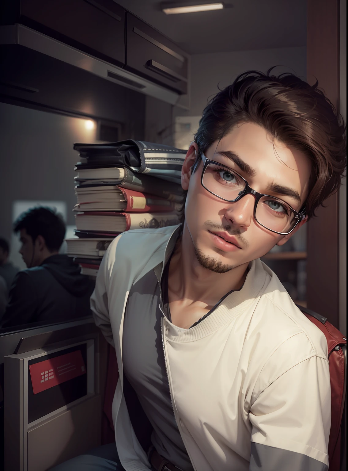 Change background , add jacket
