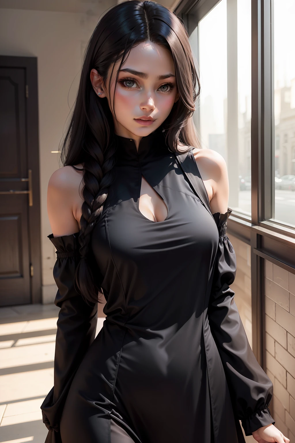 blacksilk,shift dresses,good body,prette,woman