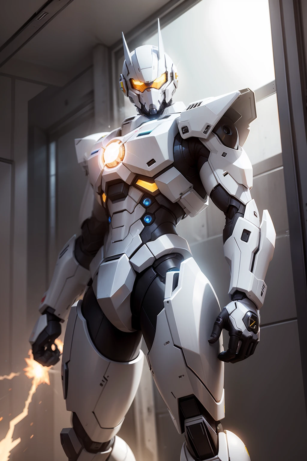 mechs,White flash