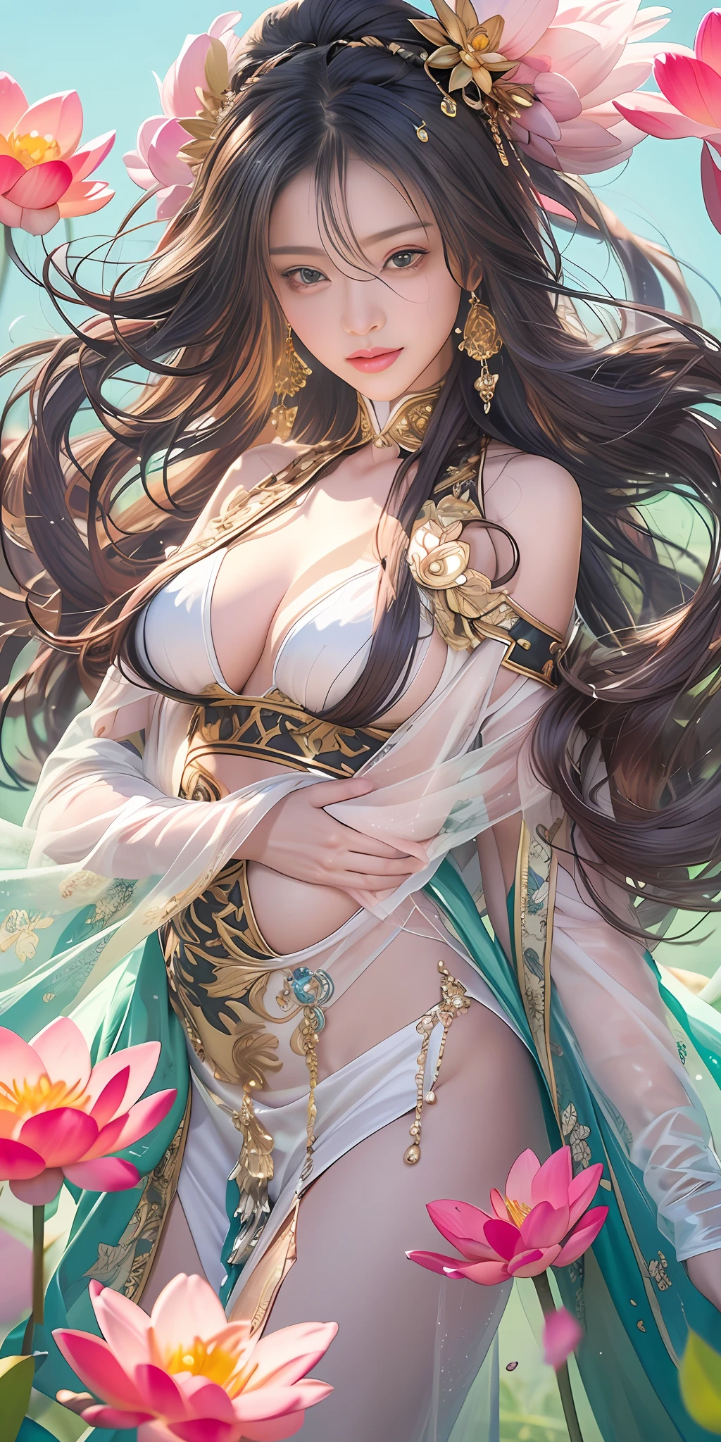 Flower Garden、Large lotus flower、outside of house、(With a swan-shaped hair ornament)、(The swan is on the side)Swan pattern、Swan chair(Silversmith)、Pregnant Woman、Rinzuki、、large full breasts、Mega big breasts、Curvaceous and super thick、6-pack abs、Strapped to a torture chair、Torture machine、chains、、Being held hostage、torture、Obsessive face、coward、Kidnapped、See-through silk exposing breasts、camel's toe、Diamond Jewelry、sexy breast indentation, agitation, SFW, one girls, 独奏, perfect bodies, face perfect, perfect hand, Perfect fingers, Perfect lips, perfect eyes, Perfect background, perfect vibe, Professional quality, 8K, Perfect Photo, Top resolution, 8K, Ray traching, Perfect Volume Lighting, hight quality octane render, high quality vectors, ultra-detailliert, SAW movie scenes, lotus pond、Clear skin, Minimalist background, flawless skin, flawless skin, Beauty without aberration、A sexy、lare breasts、cleavage of the breast、Bare legged、see -through、is standing、Hanff、wet、Clair、realisitic、highest details、Chinese mythology、Swan wings、Sacred、holy、Golden Mountain々、Countless palaces in the distance、clouds、Golden light、Golden lotus、(Heaven and earth wind bath)、top-quality、masterpiece、Extremely detailed details、hight resolution、8K、intricate-detail、realisitic、Photorealsitic、Dramatic Lighting、Pretty smile、30 years old
1 Girls、dunhuang_Clothes、dunhuang_Dress、largest big belly、Belly on the verge of bursting、Maximum drooping breasts、Pregnant Woman、Rinzuki、giving birth、Birthing table、(Restrained and forcibly opening legs)10 months pregnant、very large breast、Partially hidden in clothing、Pink veil、(see -through:1.3)、Through a thin veil、You can catch a glimpse of the chest、Creates engaging and thought-provoking effects、Get a glimpse of the contours of her skin and chest、
cowboy shot、dance、Sitting on a lotus flower、