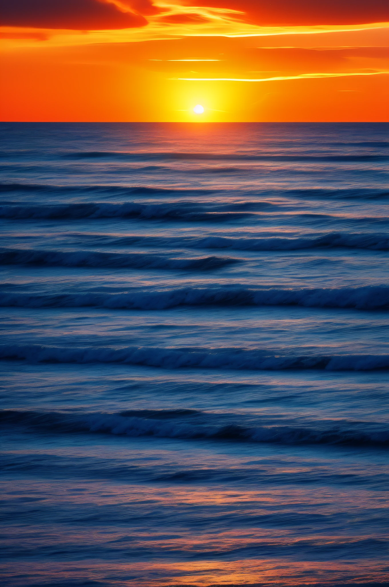 dingdall effect,High pixel,the sunset