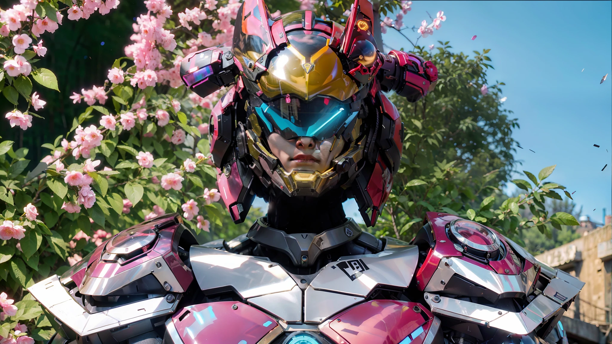 Realiy,photorealestic,Machinary,mechs,Technologie,musculous,glowing light eyes,Burly body,style of photography,Real scenery(Metallic texture 1.8)(Excess detail 2)(High resolution1.6)(4K clarity1.9)(Carbon fiber 1.5)(Metal reflection 1.5),Neon lights,obi strip(1:1)