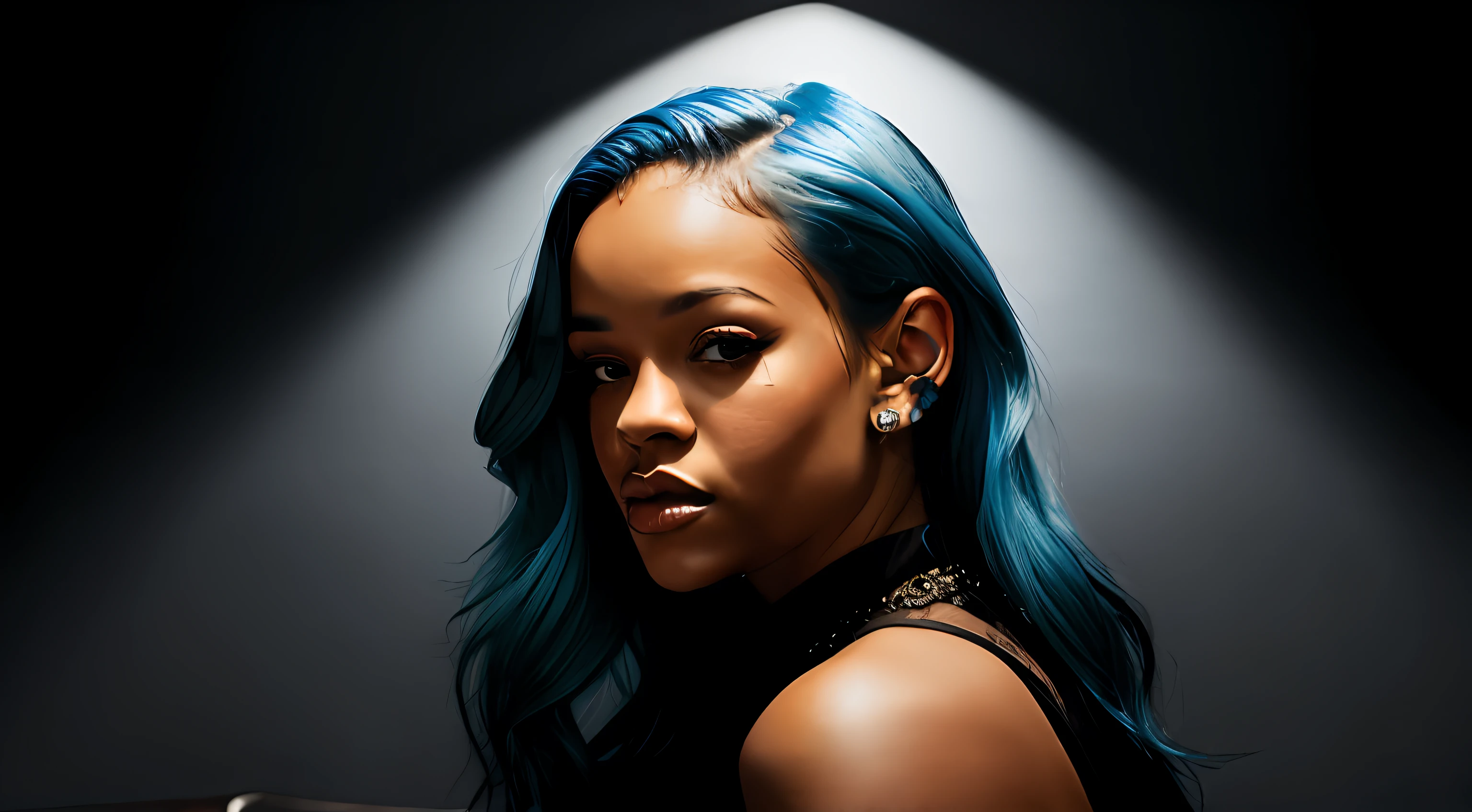 Blue hair