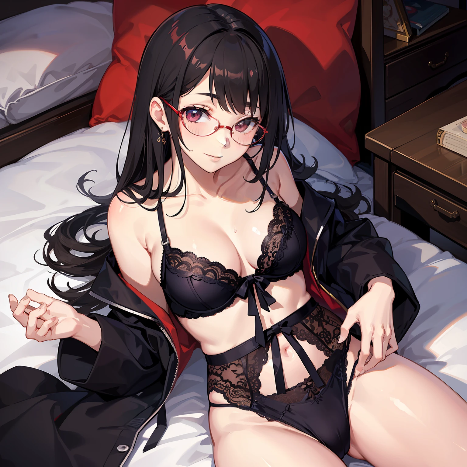 Show off your crotch，Place your hands on your crotch，Remove fluid leaking from your crotch，Reveal cute lingerie，with long bangs，Sister，dimly lit warehouse，smiling girl，16 yaers old，校服，，Brunette princess hairstyle，Pazun，Black hair，contemplative，eye glass，chubbiness，，Red cheeks， I love my brother，Lie down in bed，ecstasy，Love Hotel， Lie on the bed next to you，From the angle above