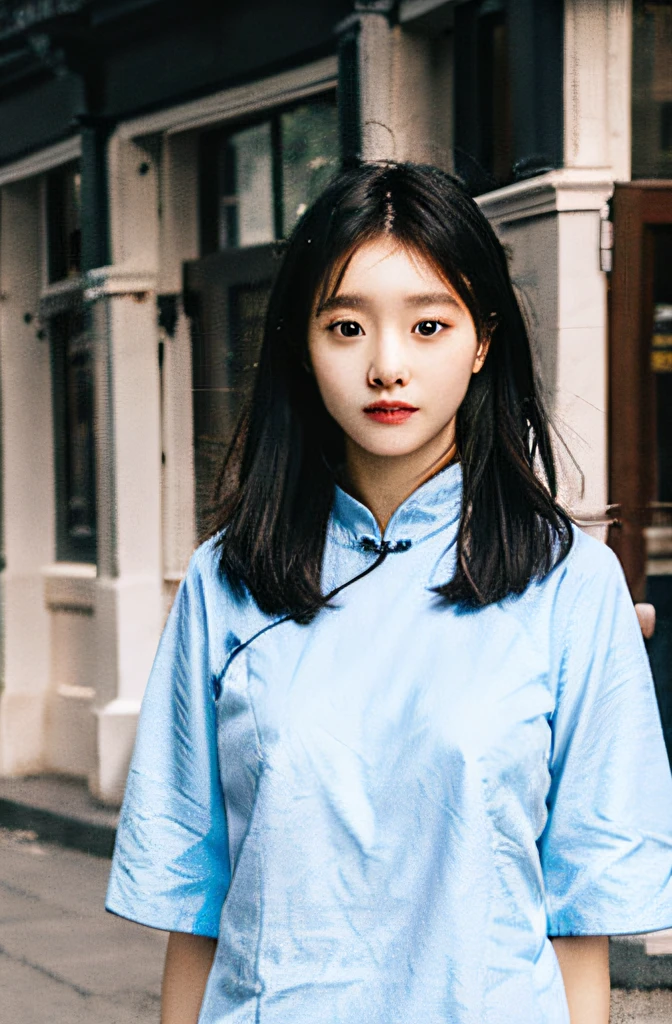 (Hyperrealistic,)4K,35mm,hyper-high detail, Professional lighting, Best quality, Ultra-high resolution, Visually stunning, (1girll:1.3), National style (republic),realskin,(Perfect body 1.3)Ultra-delicate face。