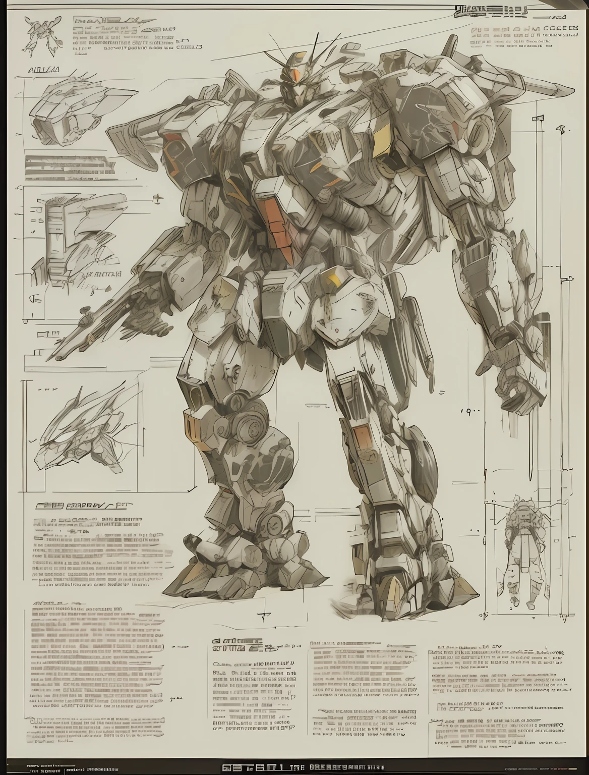 Drawings of a large robot with a large body and legs, mech concept art, battlemech, mech body, giant mecha, metal gear mech, battletech style, lottalewdsLargeMecha, Machinary, giant mecha robot, giant robot mech, mega humanoid mech, comic book style battlemech, Full body mecha, mech robot, Mecha warrior, # Mecha