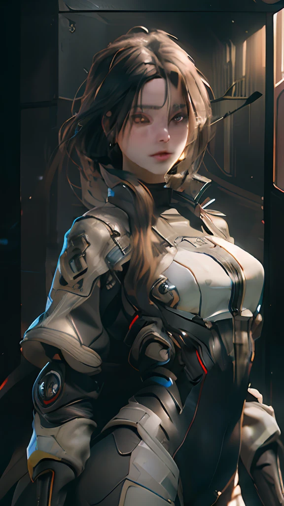 ((Best quality)), ((masterpiece)), (detailed:1.4), 3D, an image of a beautiful cyberpunk female,HDR (High Dynamic Range),Ray Tracing,NVIDIA RTX,Super-Resolution,Unreal 5,Subsurface scattering,PBR Texturing,Post-processing,Anisotropic Filtering,Depth-of-field,Maximum clarity and sharpness,Multi-layered textures,Albedo and Specular maps,Surface shading,Accurate simulation of light-material interaction,Perfect proportions,Octane Render,Two-tone lighting,Wide aperture,Low ISO,White balance,Rule of thirds,8K RAW,