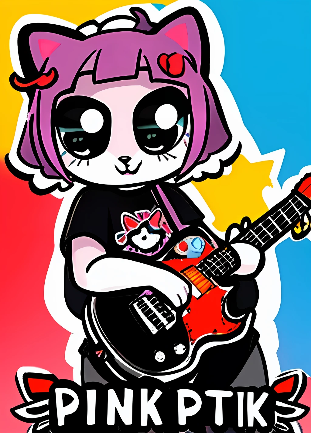 Kitten punk style